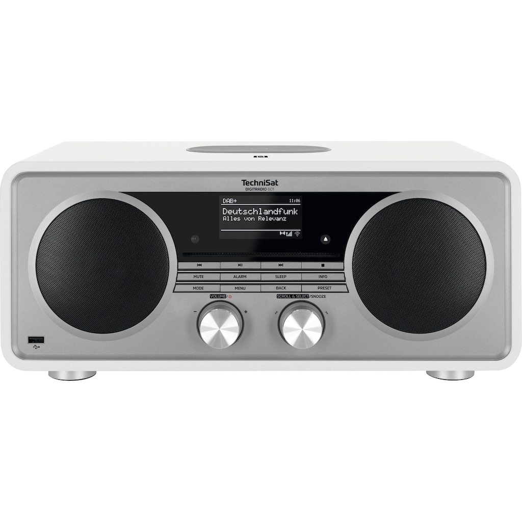 TechniSat Digitalradio (DAB+) »DIGITRADIO 601«, (A2DP Bluetooth-AVRCP Bluetooth-NFC-WLAN Digitalradio (DAB+)-Internetradio-UKW mit RDS 70 W)