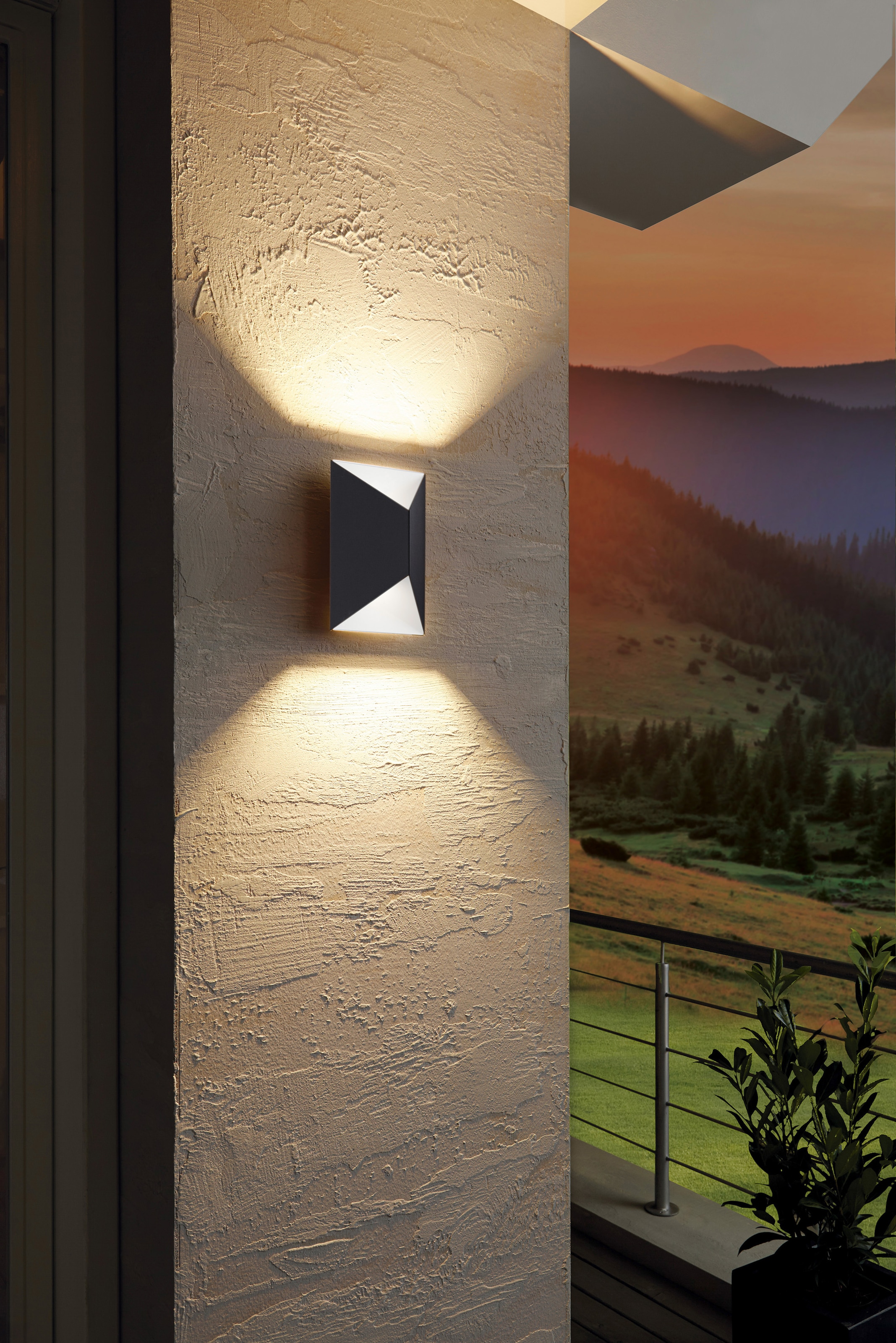 EGLO LED Außen-Wandleuchte »Predazzo«, flammig-flammig, mit Jahren 2 Eckmontage 3 kaufen XXL Garantie tauschbar möglich, online LED 