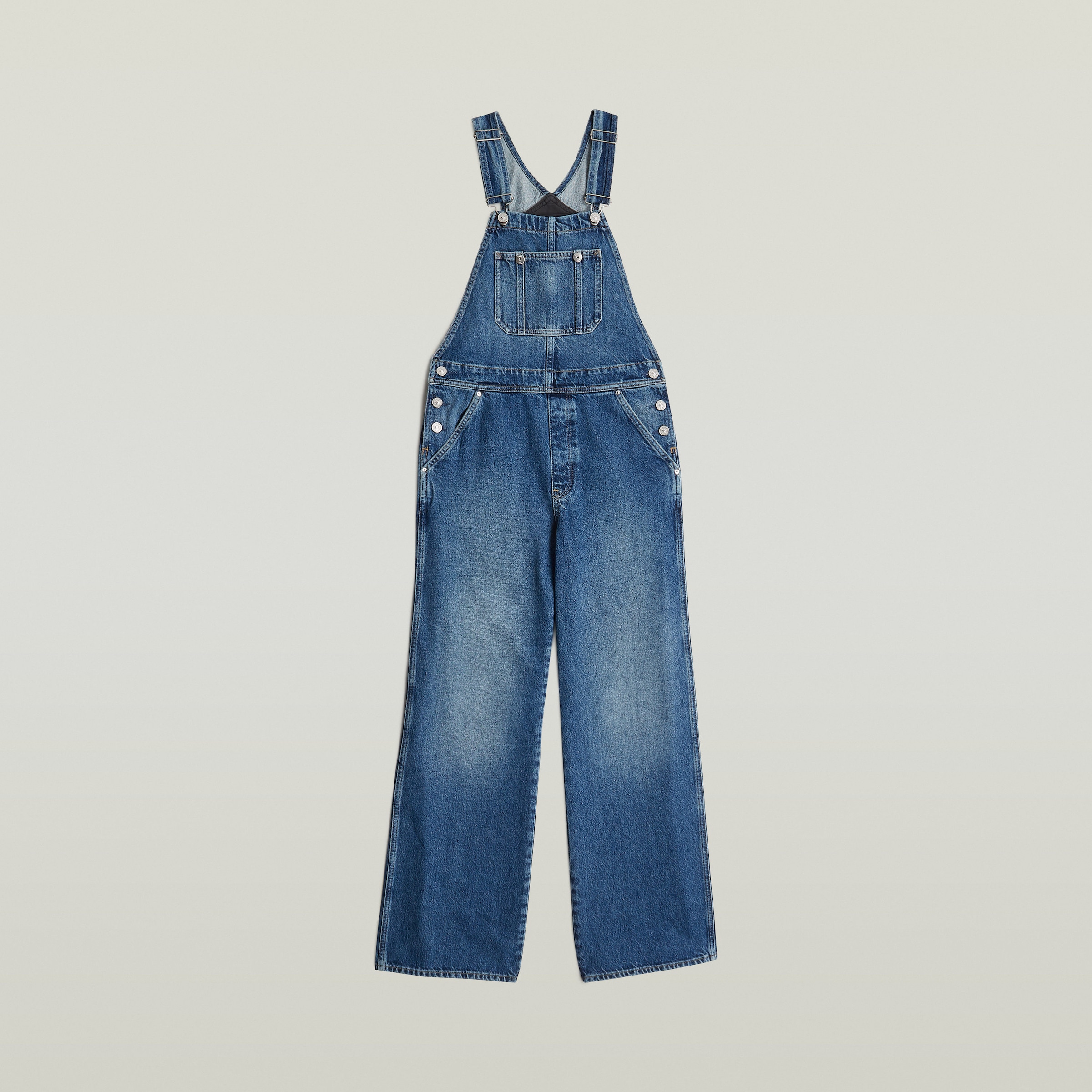 G-STAR Latzhose »Straight Leg Dungaree«, mit Knöpfen an den Seiten