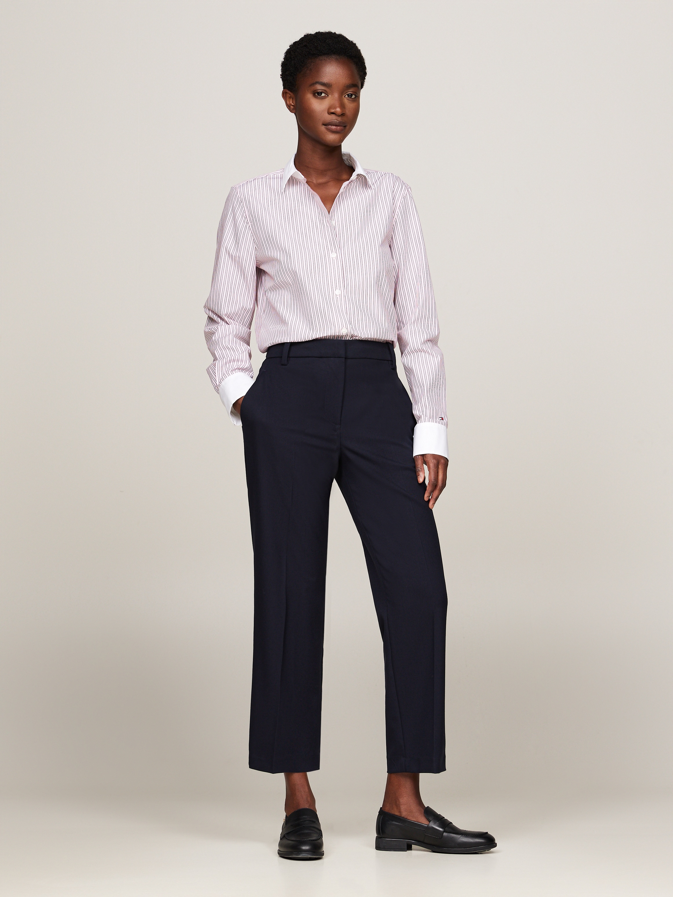 Tommy Hilfiger Hemdbluse »STRIPE REGULAR SHIRT«, mit Streifendessin