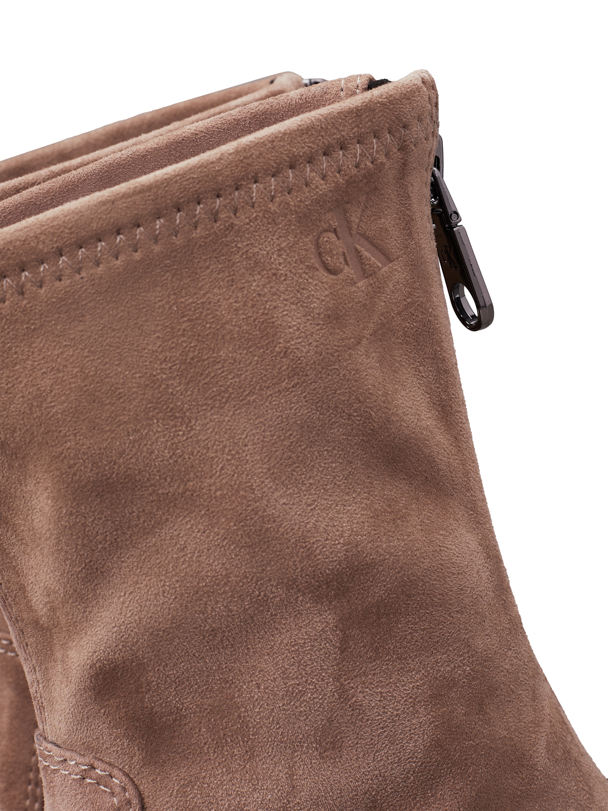 Calvin Klein Jeans Stiefelette »FLATFORM ZIP MG SS«, Plateau, Herbstmode, Boots, mit praktischem Fersenreißverschluss