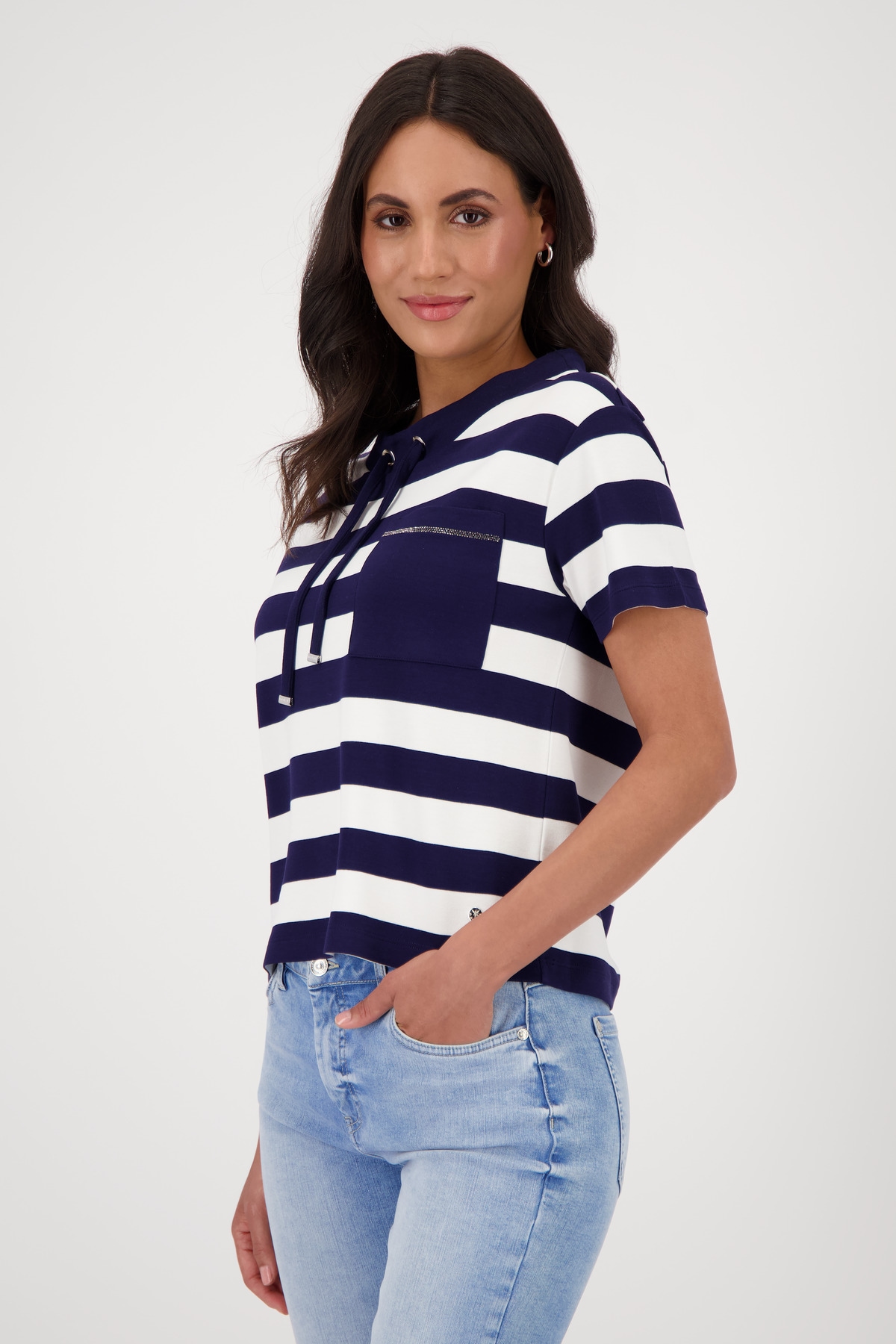 Monari Sweatshirt, mit Streifen