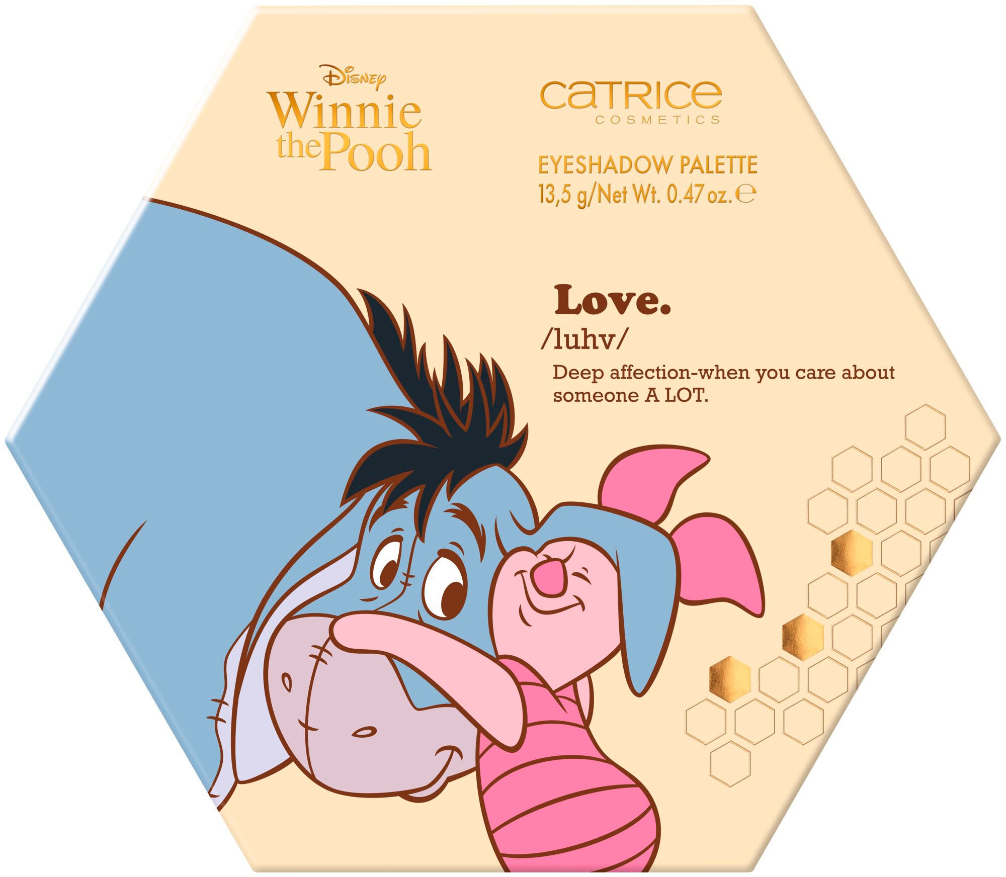 Catrice Lidschatten-Palette »Disney Winnie the Pooh Eyeshadow Palette«, Augen-Make-Up mit 15 abgestimmten Shades