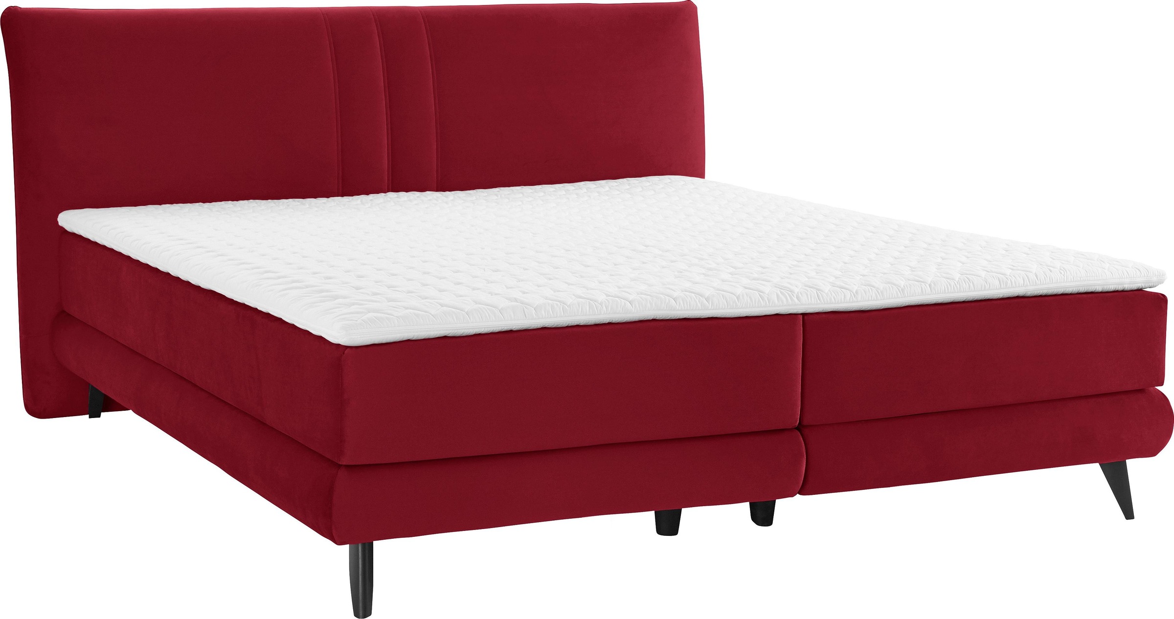 Places of Style Boxspringbett »Skien«, incl. Kaltschaumtopper, 2 Härtegrade, 3 Ausführungen