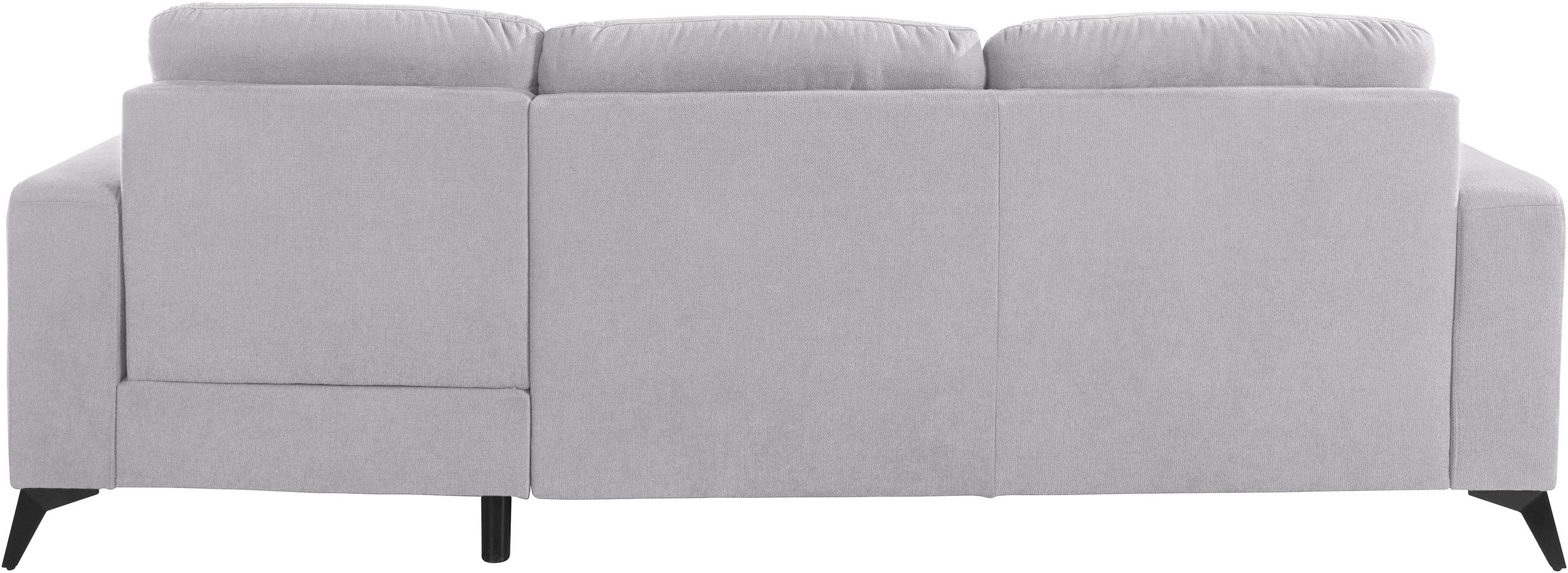 Places of Style Ecksofa »Lolland L-Form«, Wahlweise mit Bettfunktion und Bettkasten, Federkern