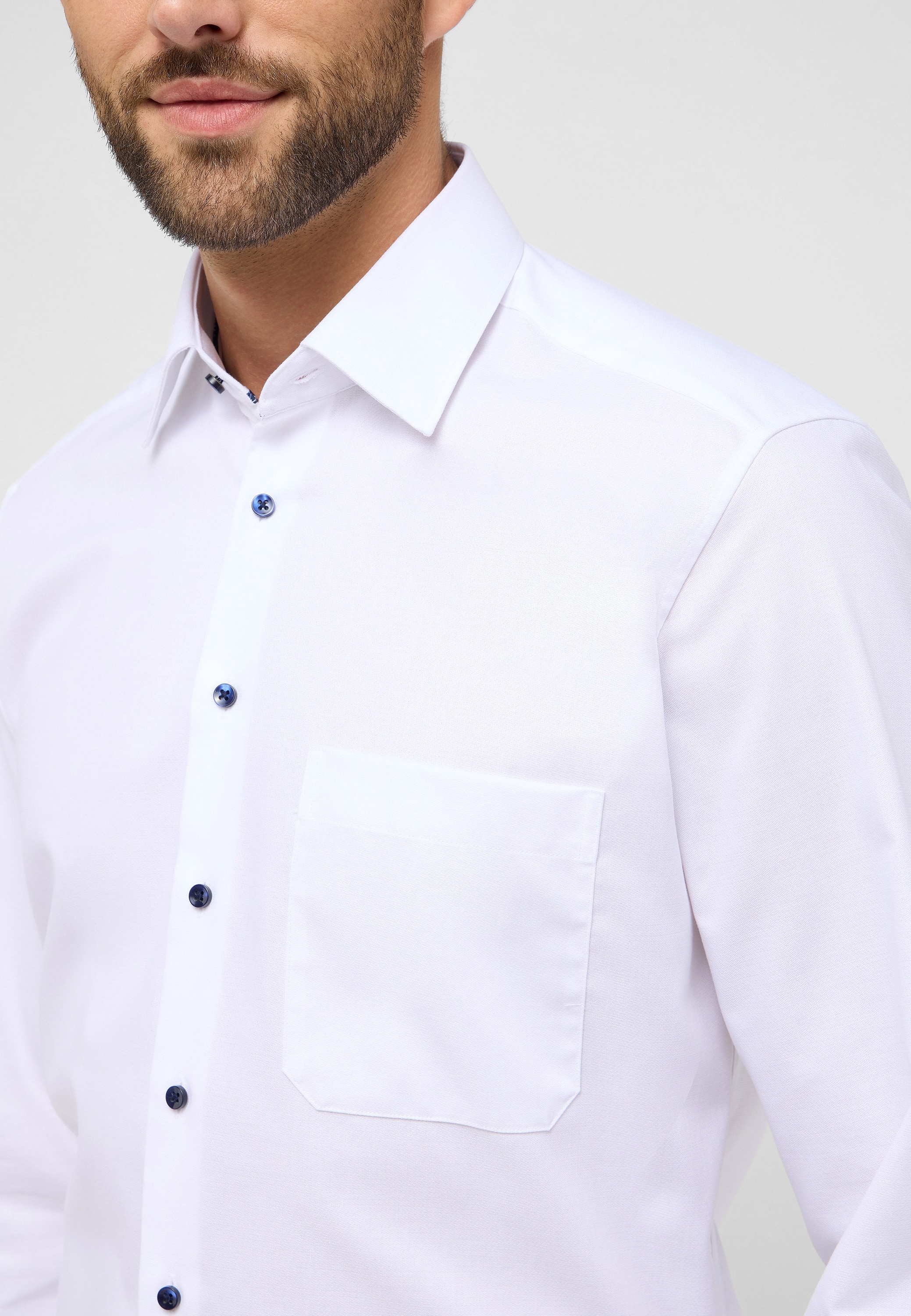 Eterna Langarmhemd »COMFORT FIT« NON IRON (bügelfrei)