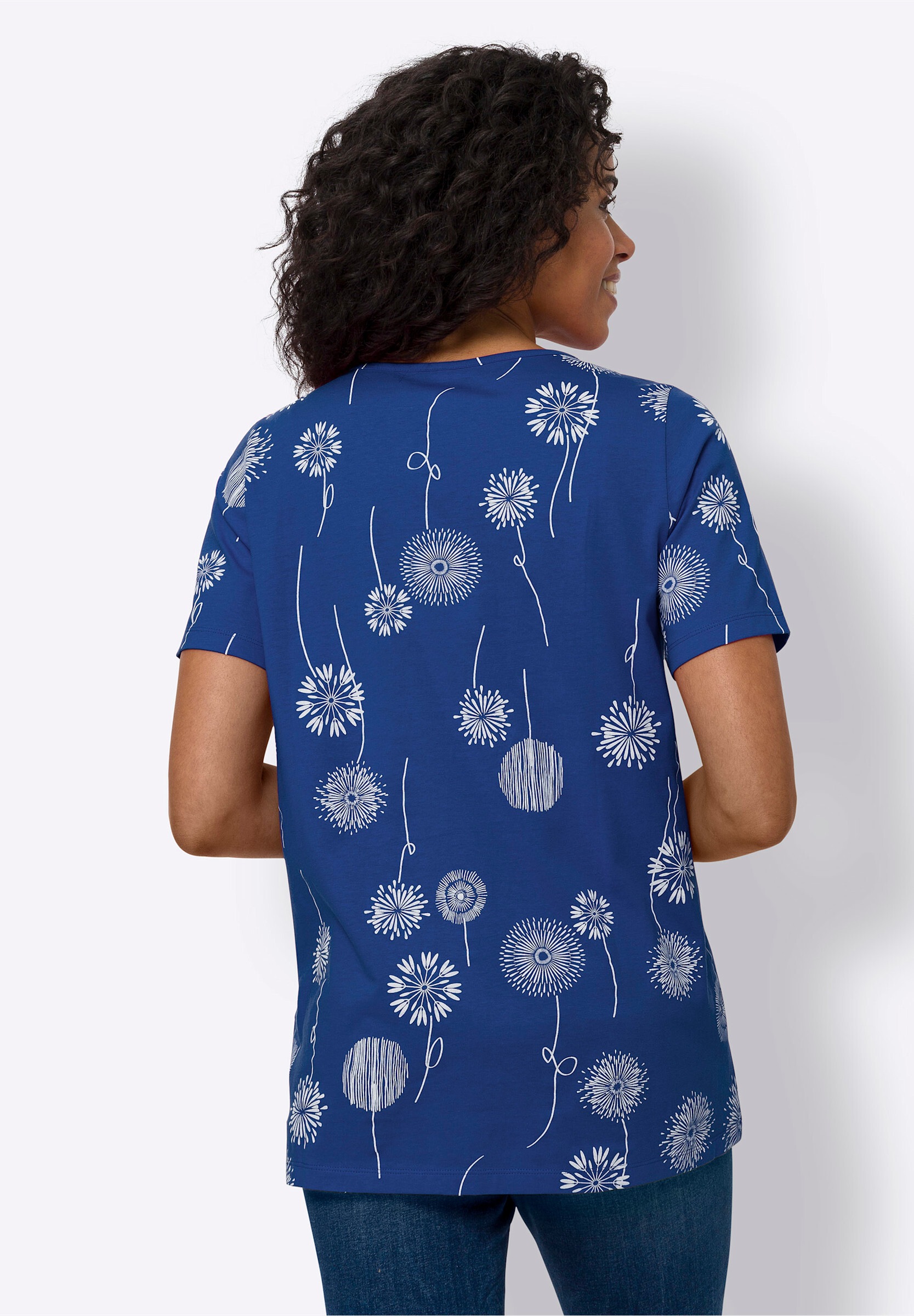 Sieh an! Longshirt »Longshirt Longshirt mit Pusteblumen-Print«