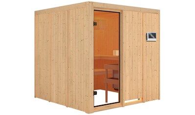 welltime Sauna »Odili«, (Set), 9-kW-Bio-Ofen mit ext. Steuerung kaufen