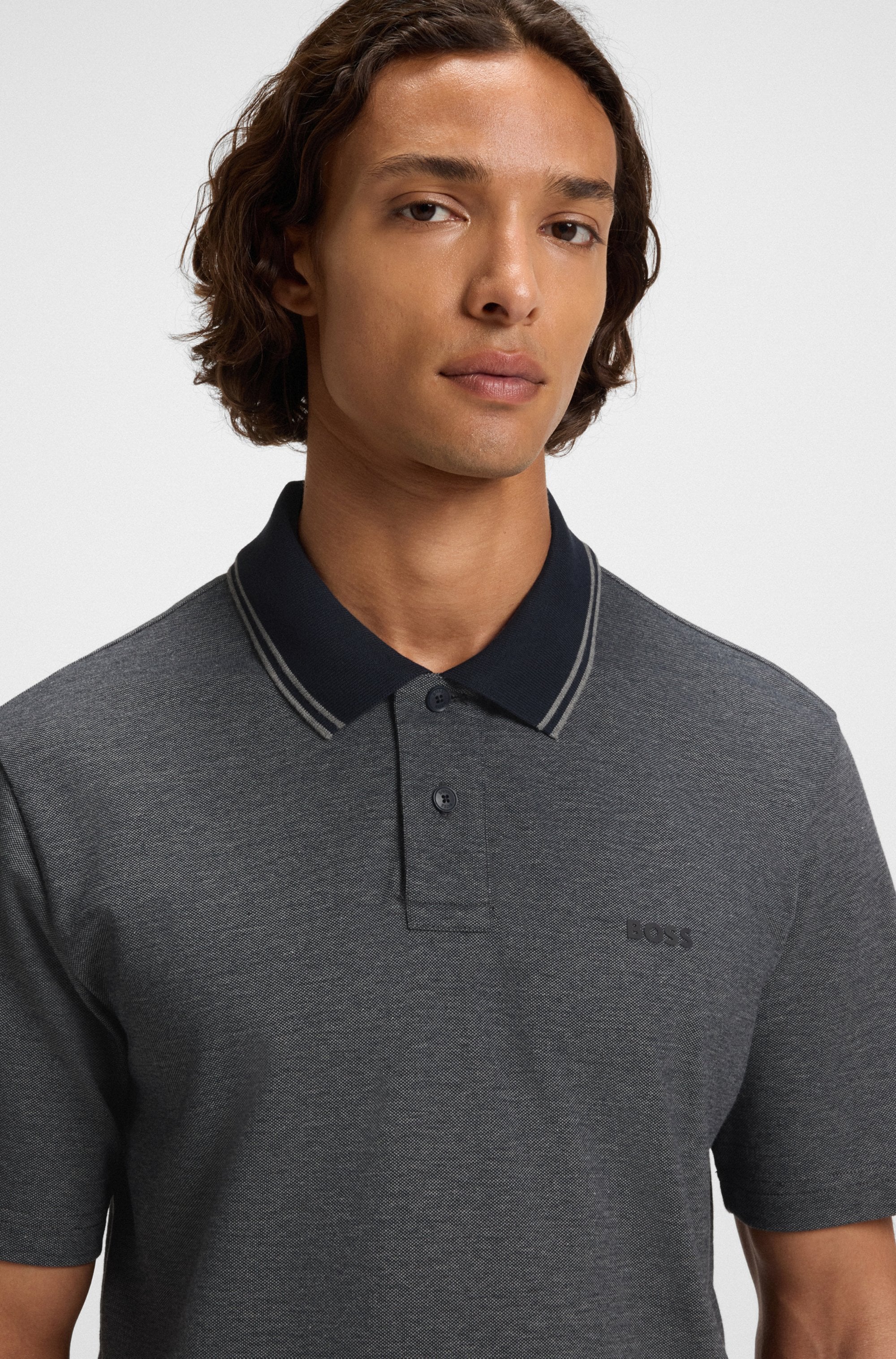 BOSS ORANGE Poloshirt »PeoxfordNew«, mit Polokragen