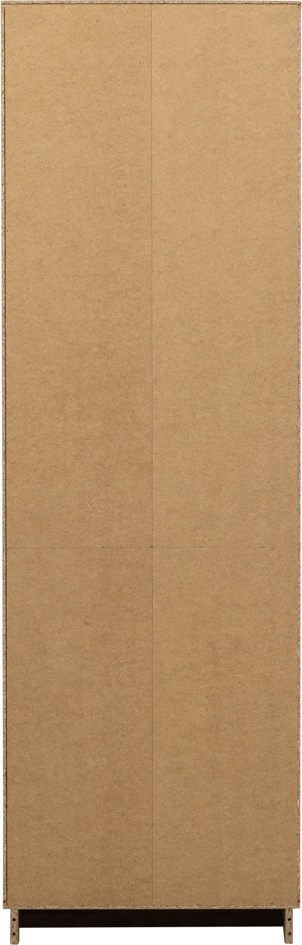 WOOOD Buffet »WOOOD ZUMA HOCHSCHRANK 67 CM EICHE FURNIER TRANSPARENT [fsc]« Hochschrank aus Eichenfurnier mit zeitlosem Design und Maserung