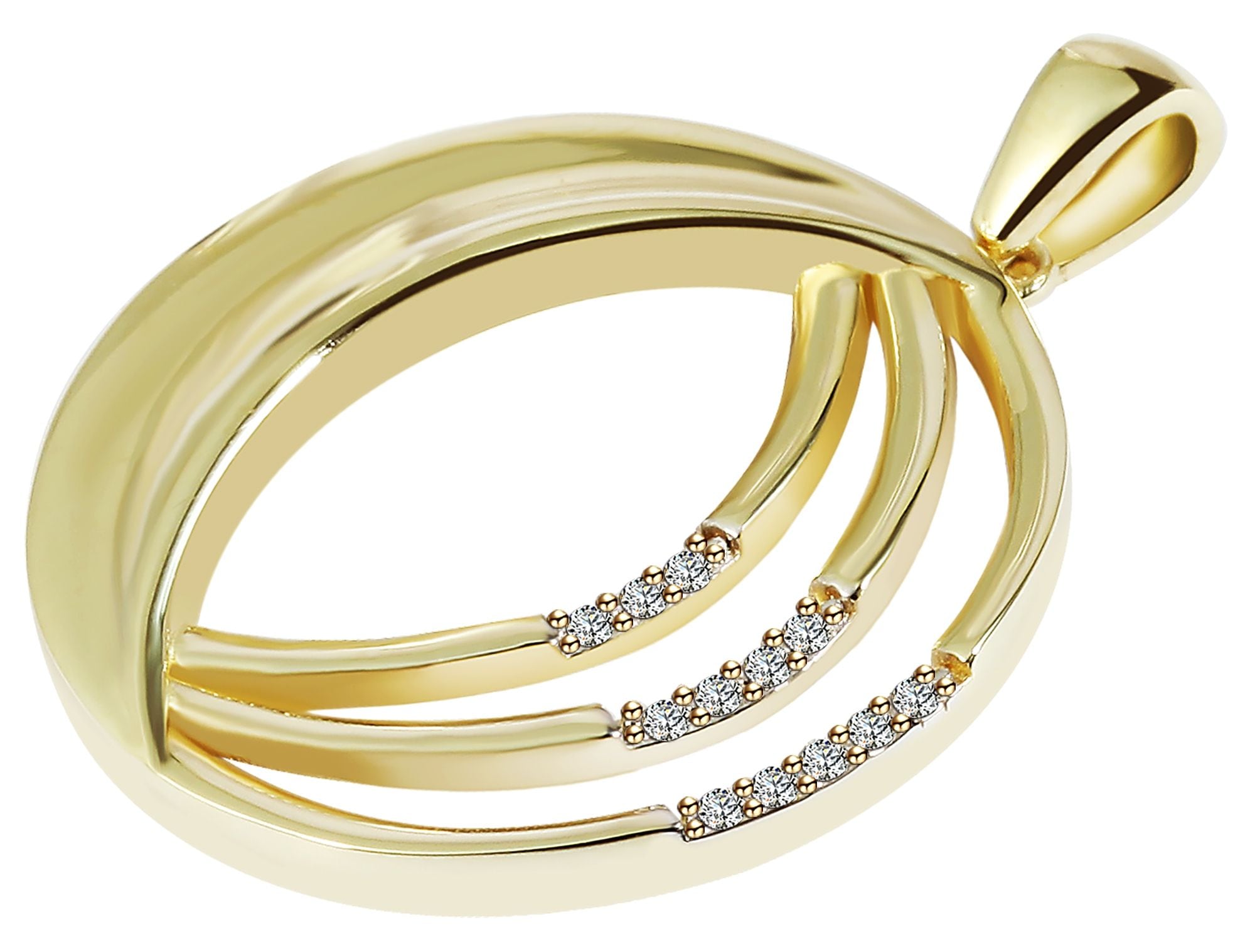 Adelia´s Kettenanhänger »Damen Anhänger aus 333 Gold mit Zirkonia«