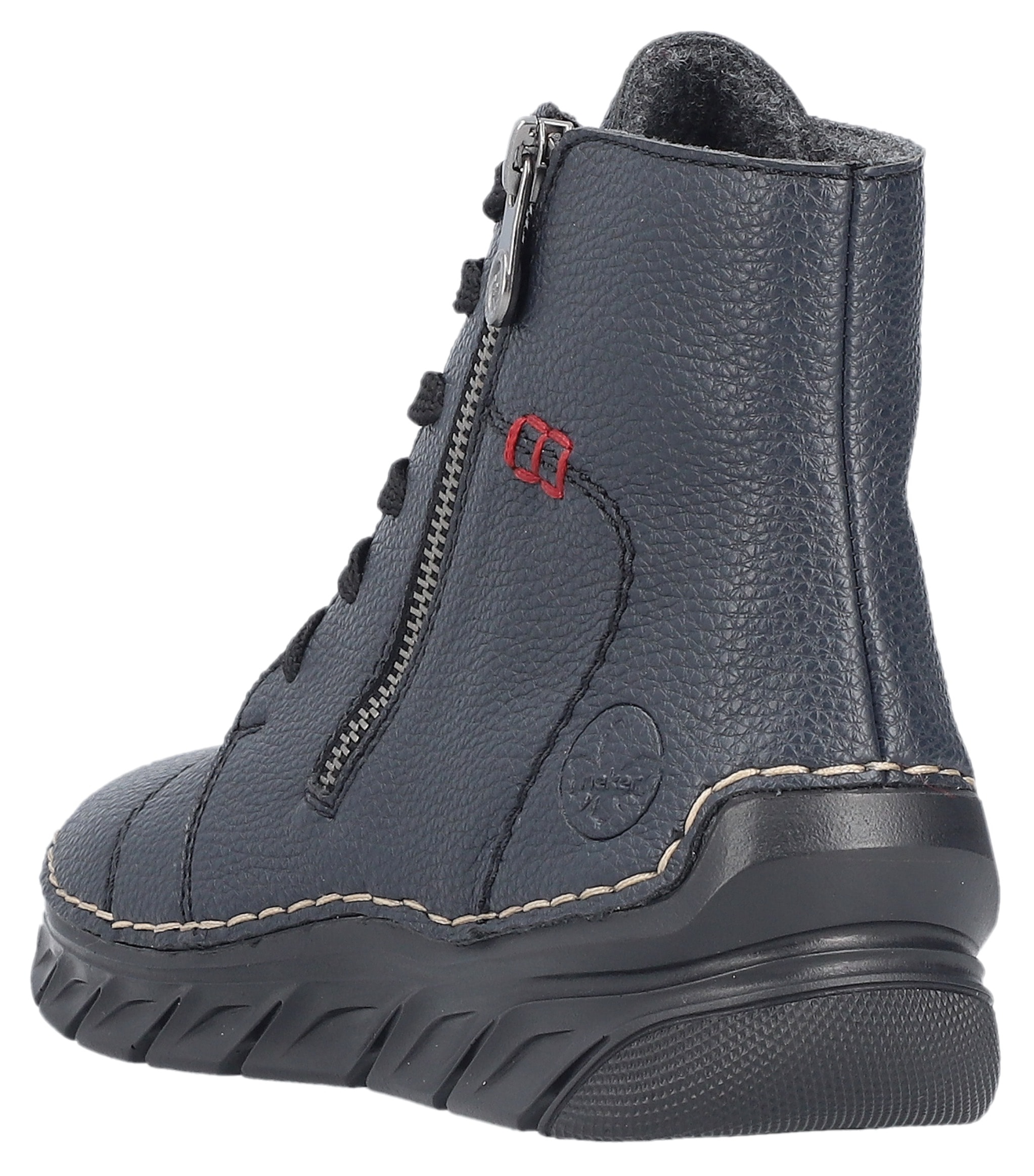 Rieker Schnürboots  Schnürstiefelette, Casual-Boots mit weicher Innensohle