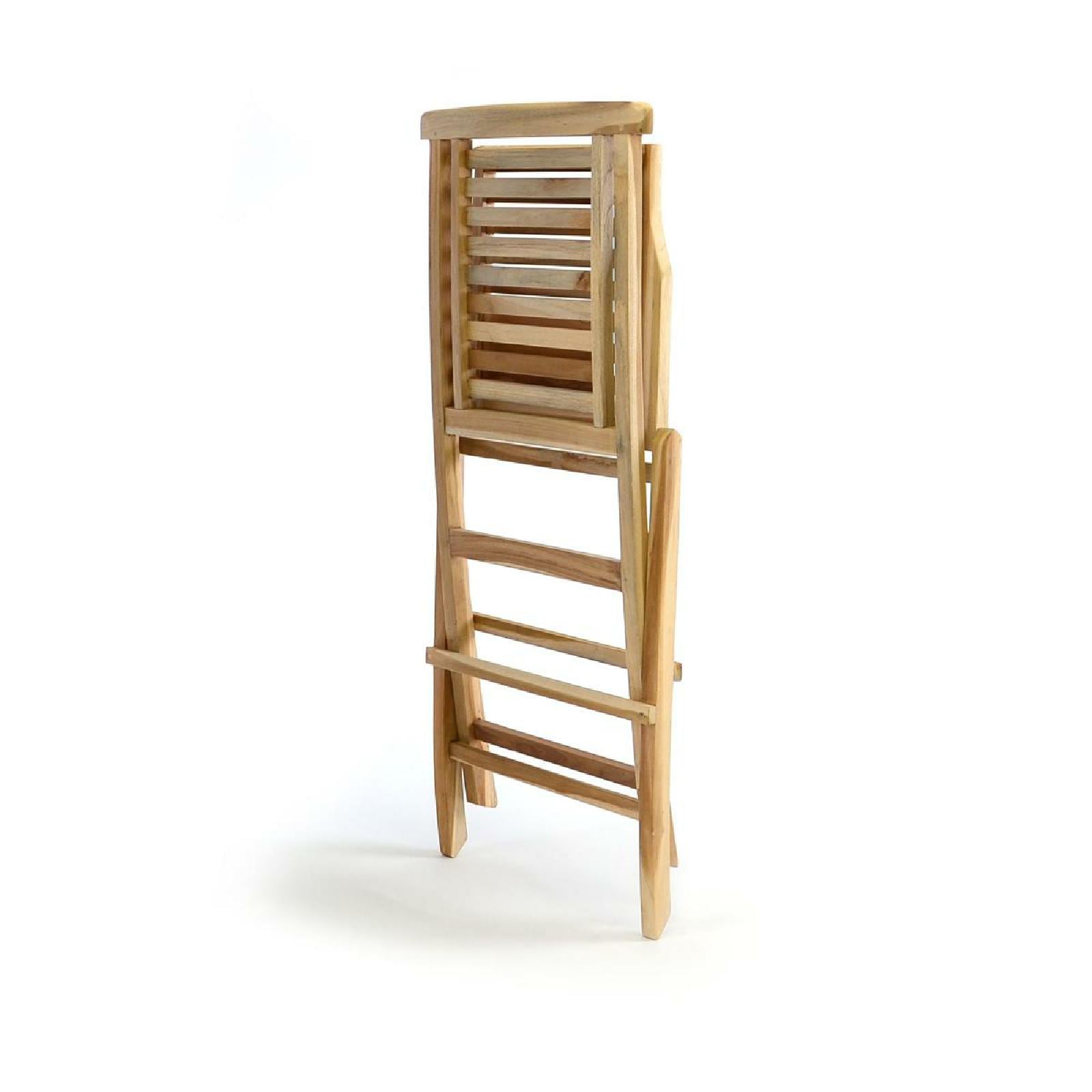 VCM Gartenstuhl »Gartenstuhl klappbarer Klappstuhl Holz Teak« ()