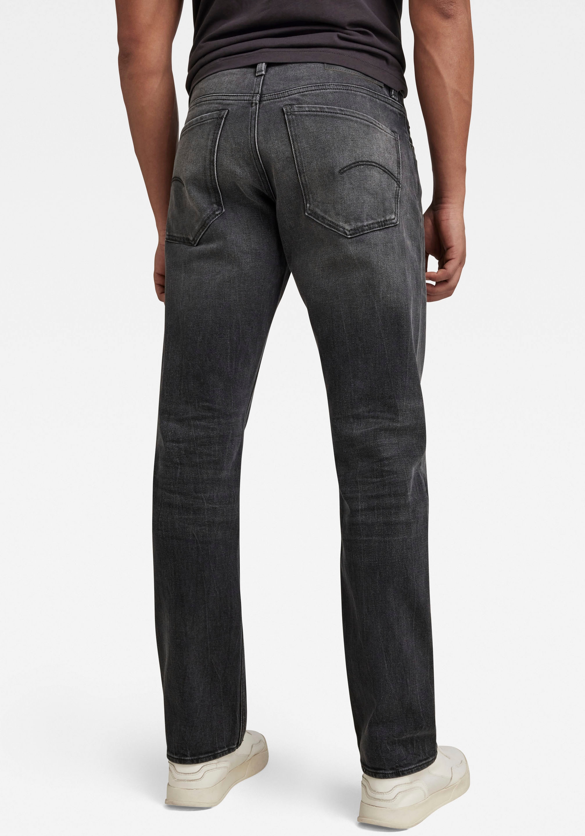 G-STAR Straight-Jeans »Mosa Straight«, mit hellen Nähten