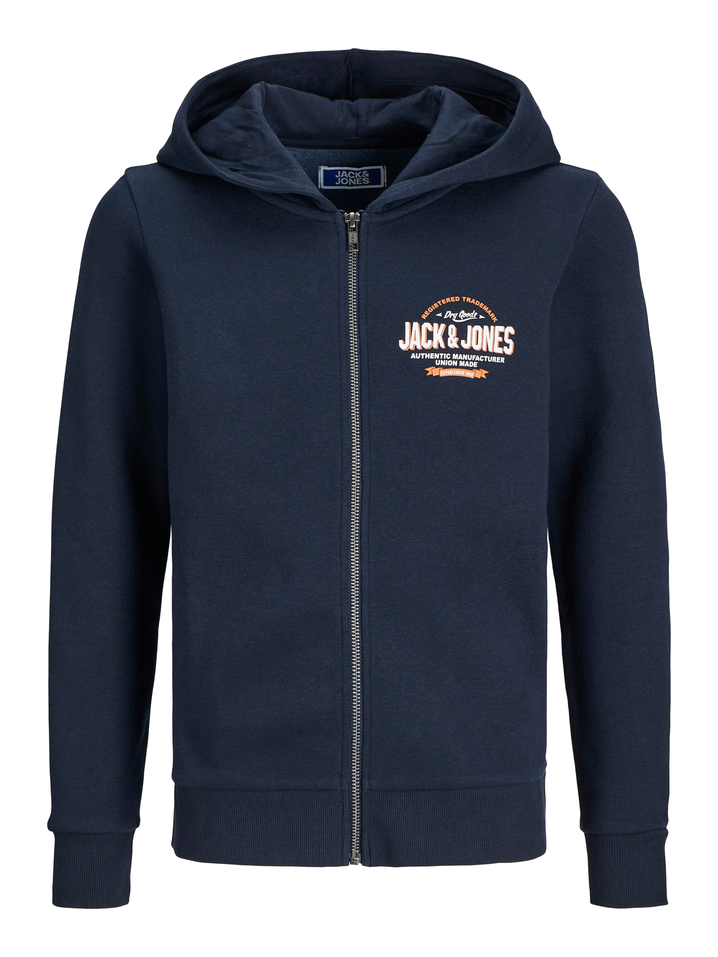 Jack & Jones Junior Kapuzensweatjacke »JJELOGO SWEAT ZIP HOOD 2C 24/25 NOOS JNR«