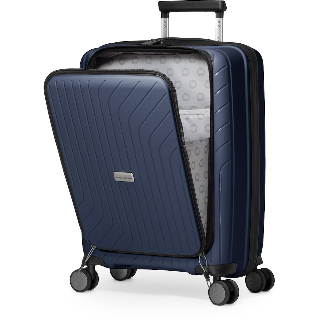 Hauptstadtkoffer Hartschalen-Trolley »TXL, dunkelblau, 55 cm«, 4 Rollen