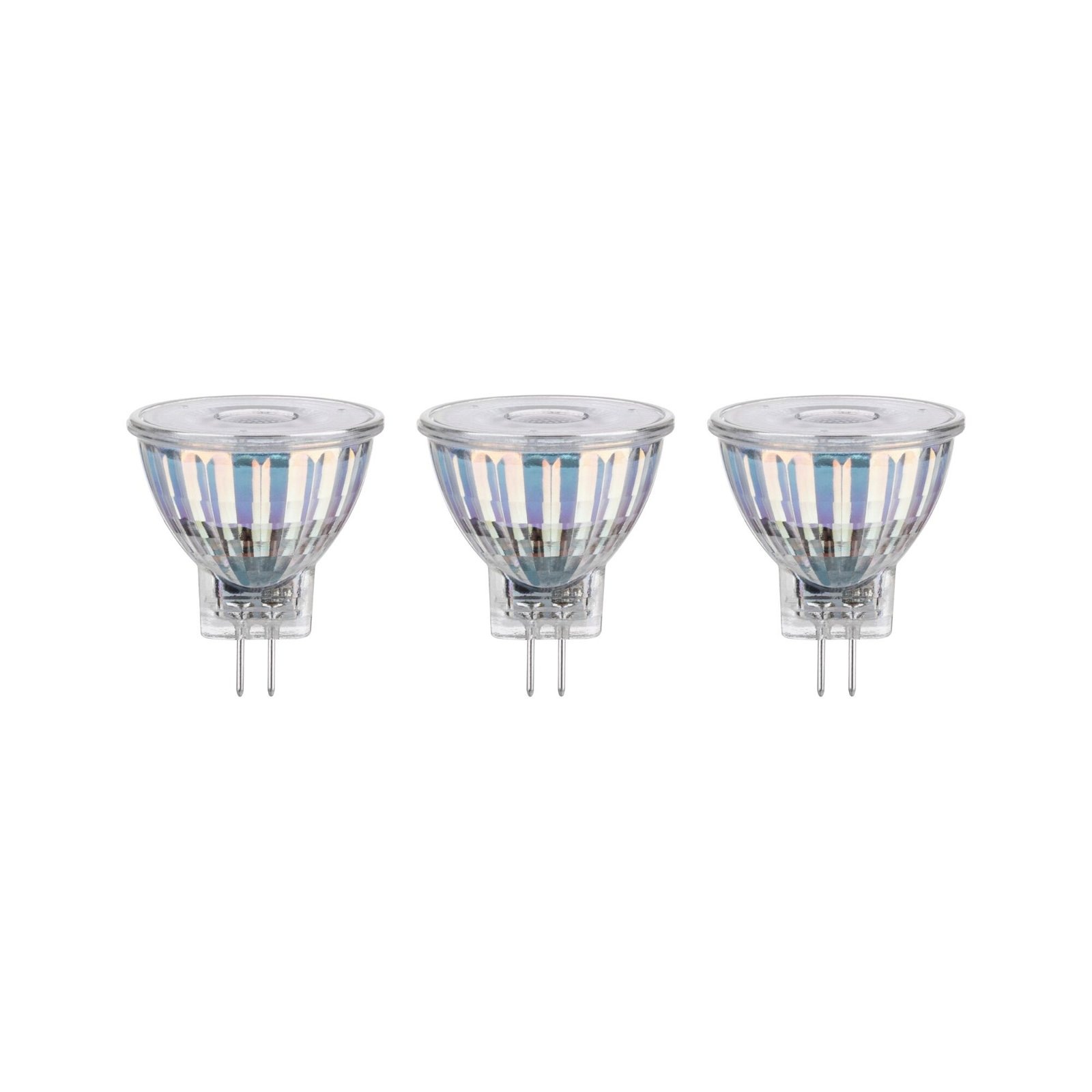 LED-Leuchtmittel »Glasreflektor 3er Pack GU4 345lm 4,2W 2700K 12V«, Warmweiß