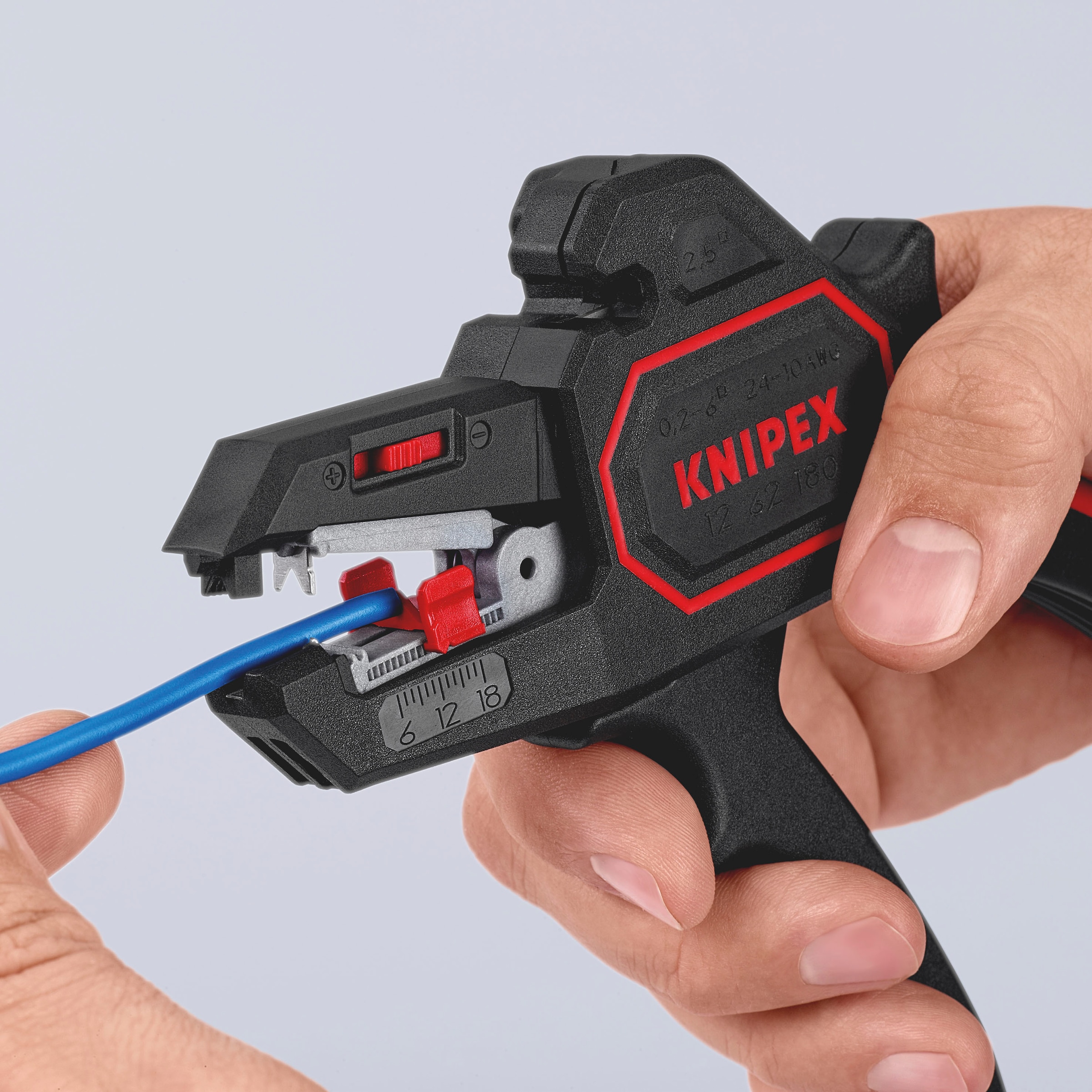 Knipex Abisolierzange »12 62 180«, (1 tlg.), automatisch, 180 mm