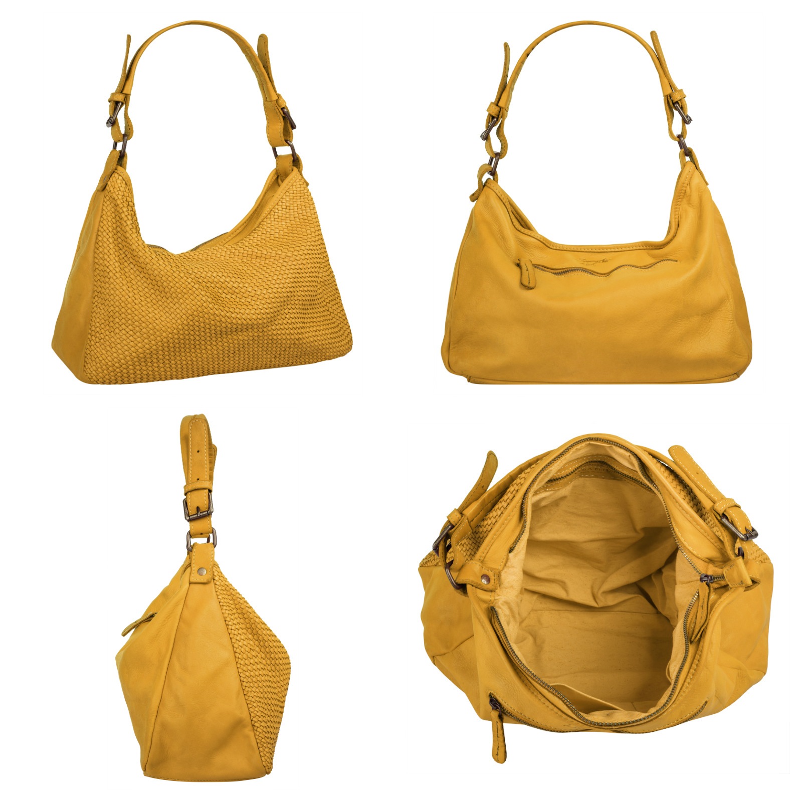 Samantha Look Shopper, echt Leder, Made in Italy