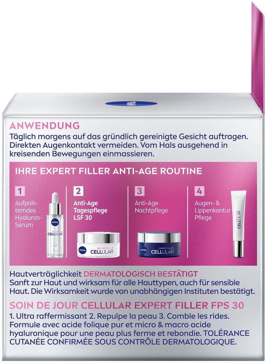 Nivea Tagescreme »CELLULAR Expert Filler Tagespflege LSF 30«