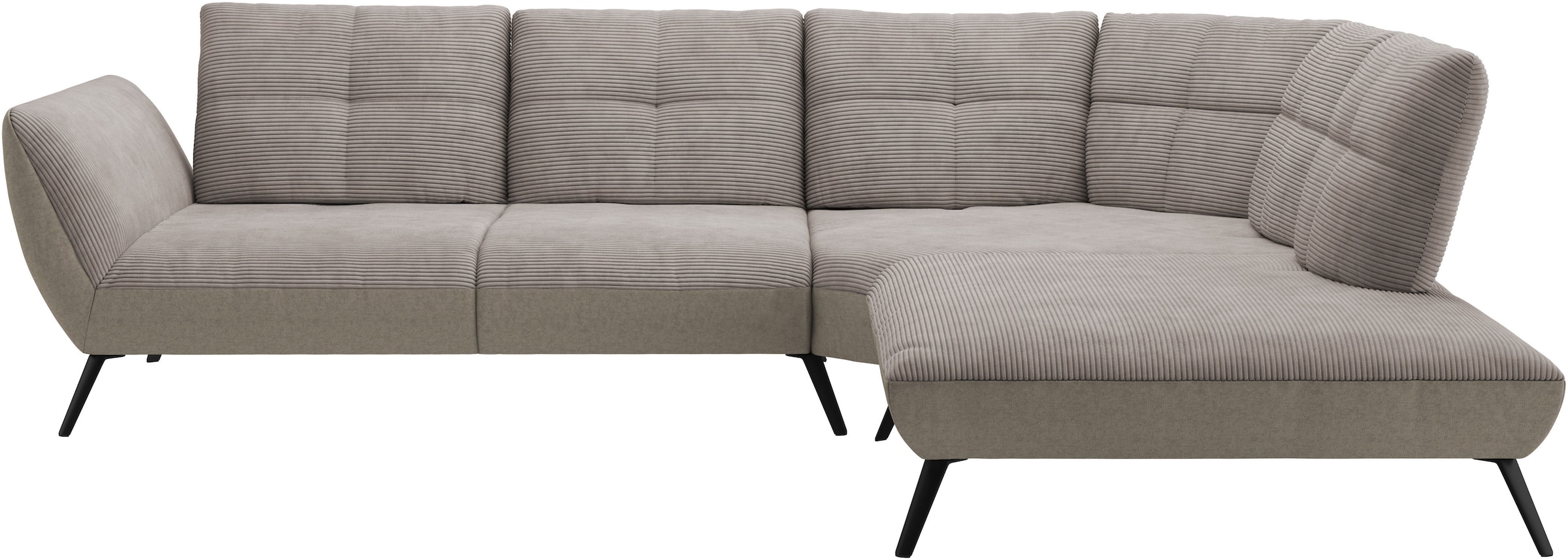 Places of Style Ecksofa »Mikado L-Form«, inkl. Sitztiefenverstellung und Armteilverstellung