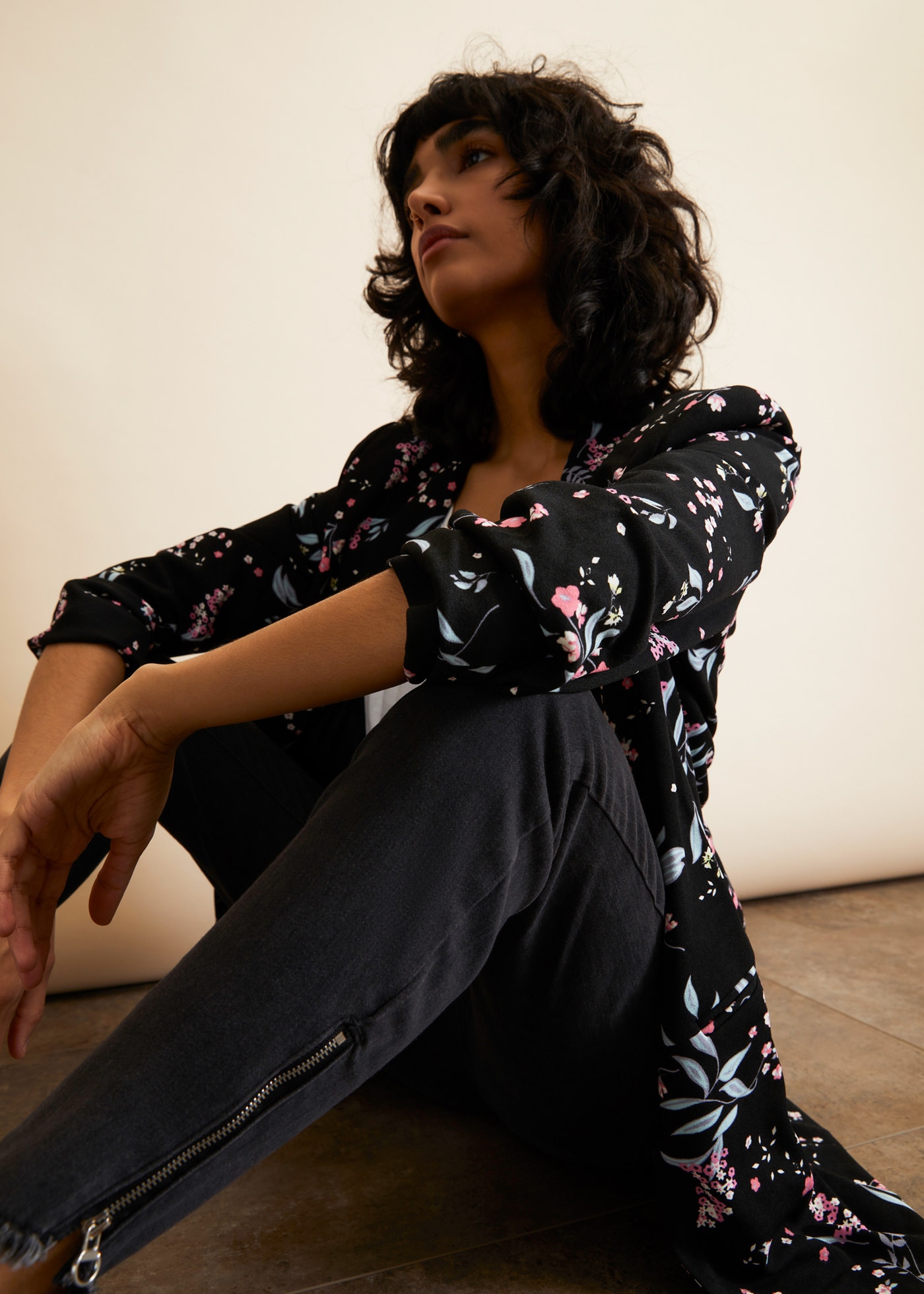 bonprix Longblazer »Longblazer« moderner Look, mit Reverskragen, 3/4-Ärmel, bequeme Passform