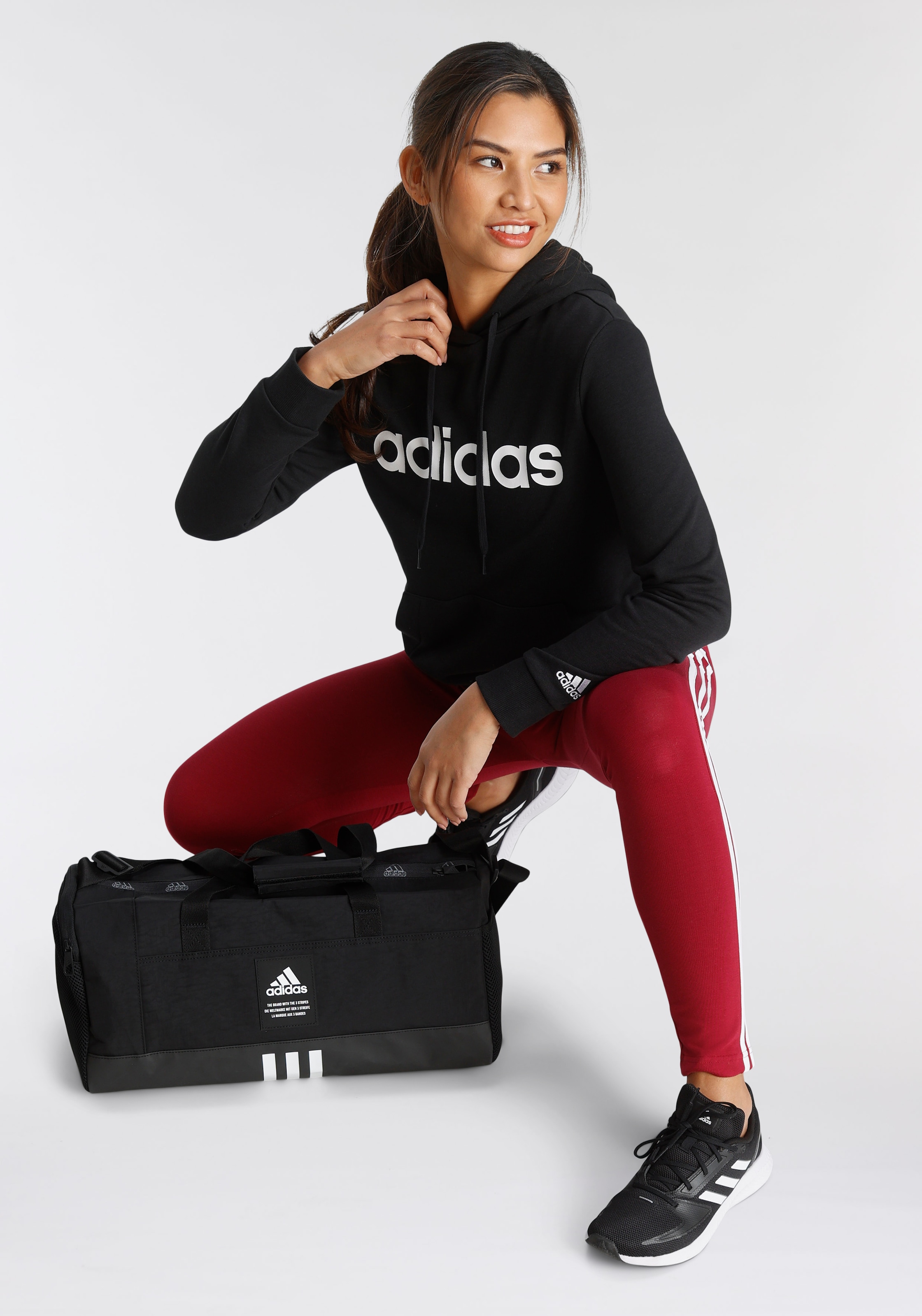 adidas Sportswear Kapuzensweatshirt »ESSENTIALS LOGO HOODIE« bei | Sweatshirts