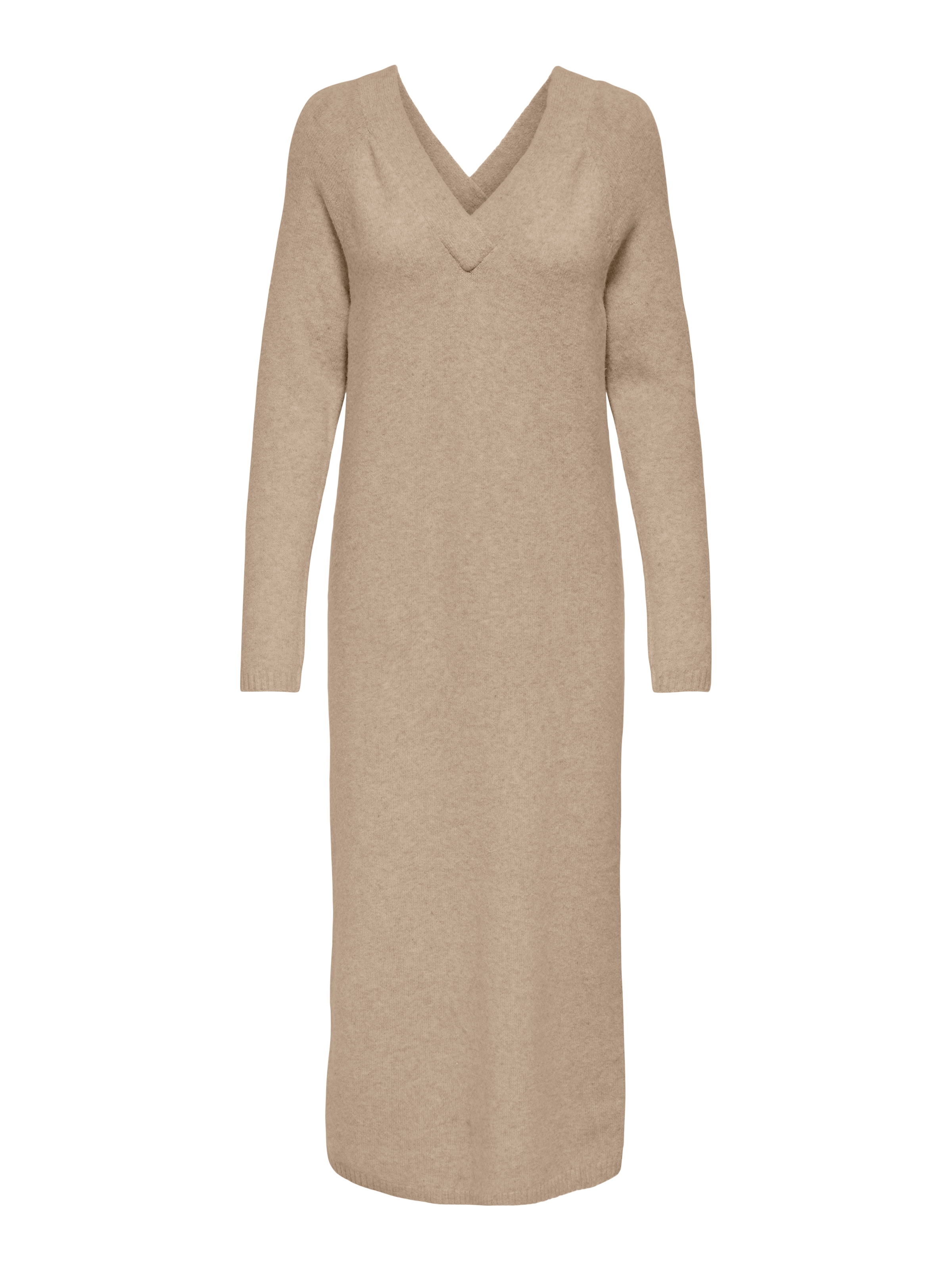 ONLY Strickkleid »ONLJEANETT LIFE LS V-NECK DRESS CC KNT«