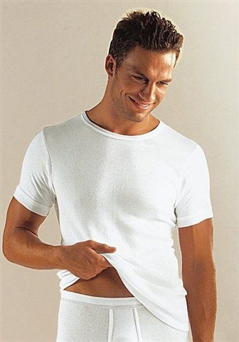 Unterhemd, - Basic T-Shirt Clipper (3 jeden bei ♕ schlichtes Unterziehshirt, für Feinripp, in St.), Tag