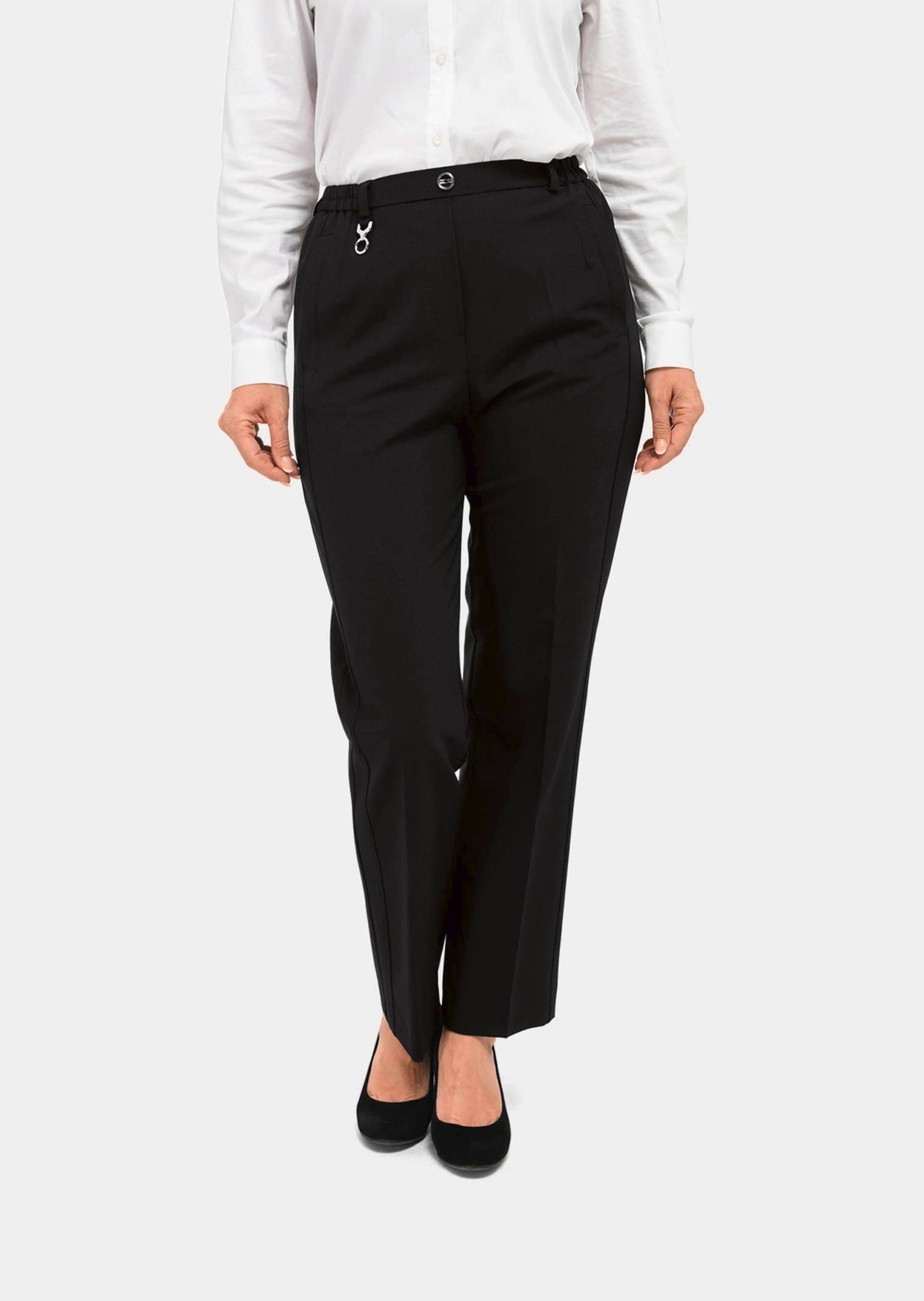 GOLDNER Schlupfhose »Trevira-Schurwollschlupfhose MARTHA«  Bund mit dekorativem Zierteil