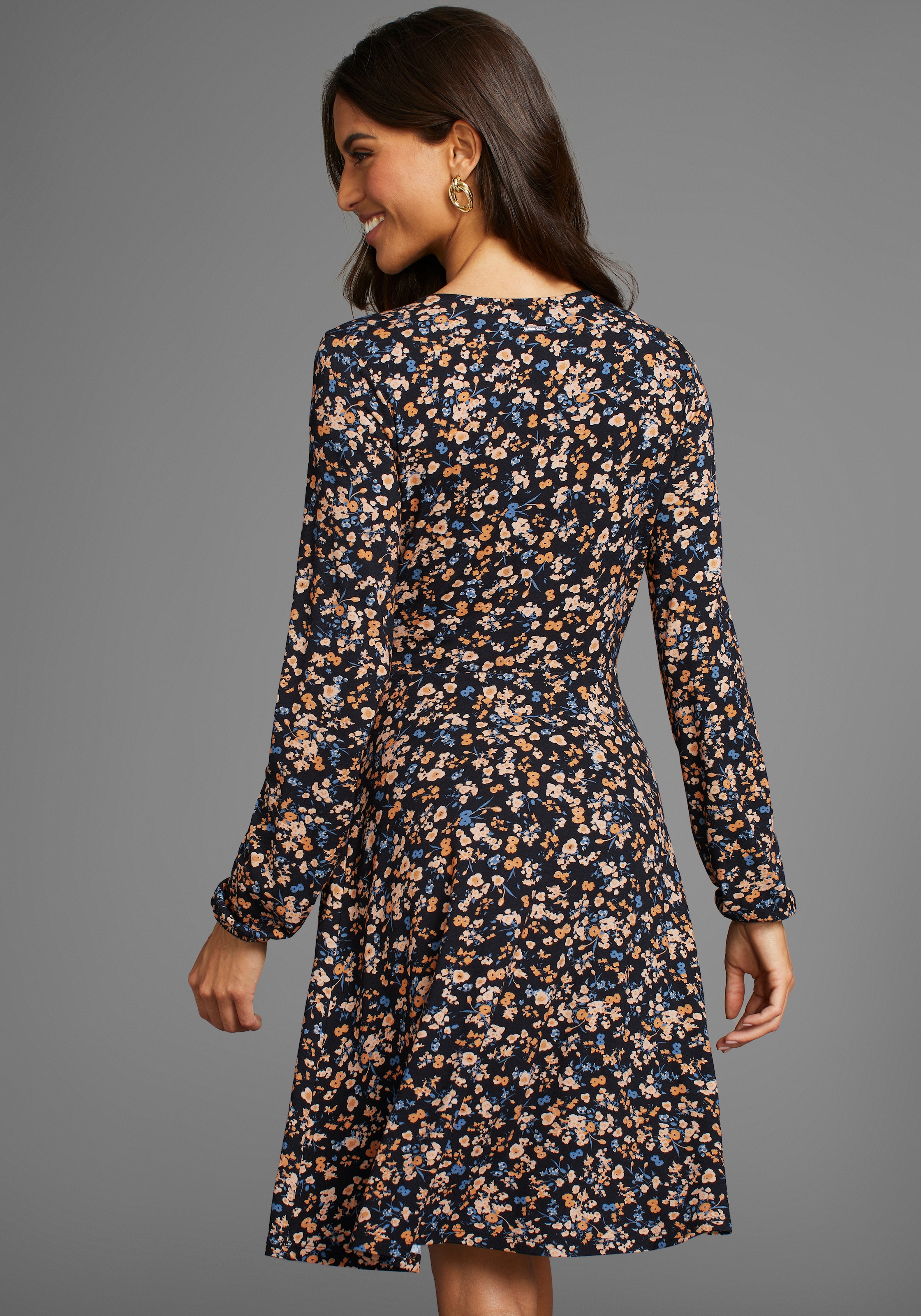 Laura Scott Jerseykleid, mit Wickeldetail