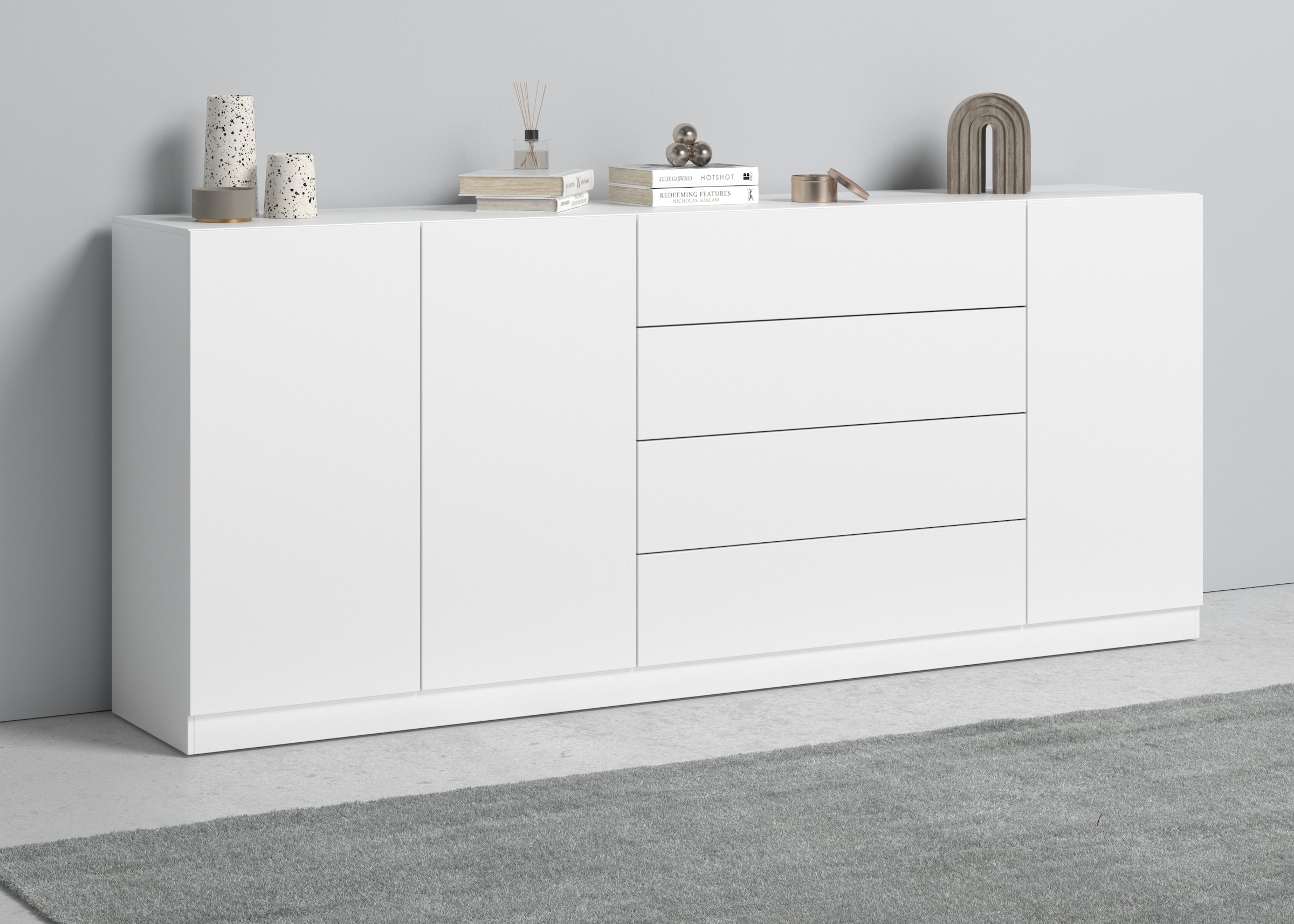 borchardt Möbel Sideboard »Vaasa«, auf Breite 190 Raten kaufen cm