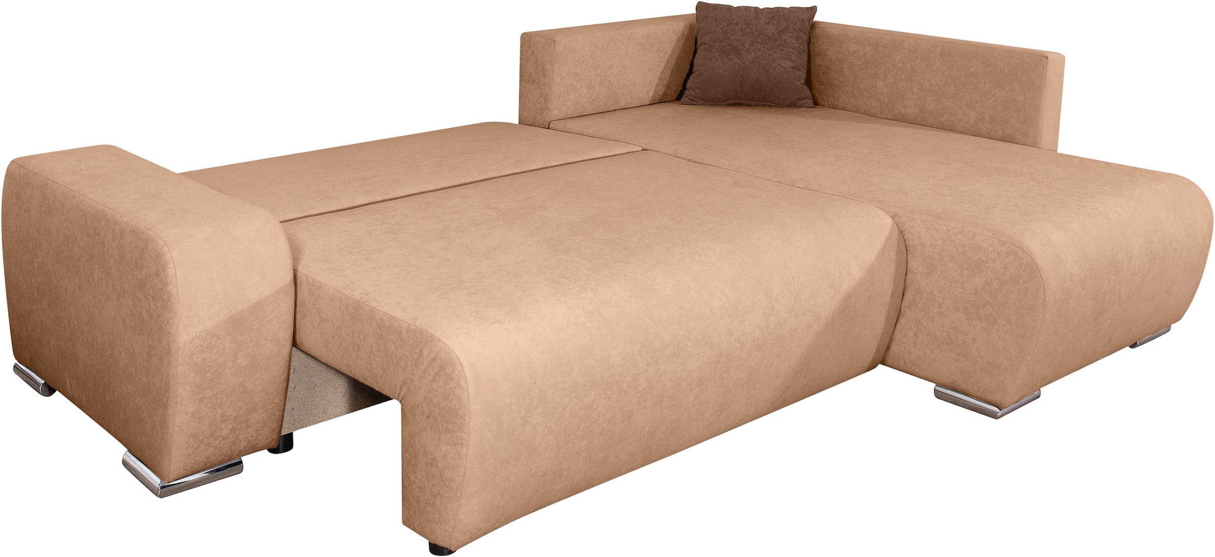 COLLECTION AB Ecksofa »Poppy, L-Form, Breite 227 cm mit Schlaffunktion«