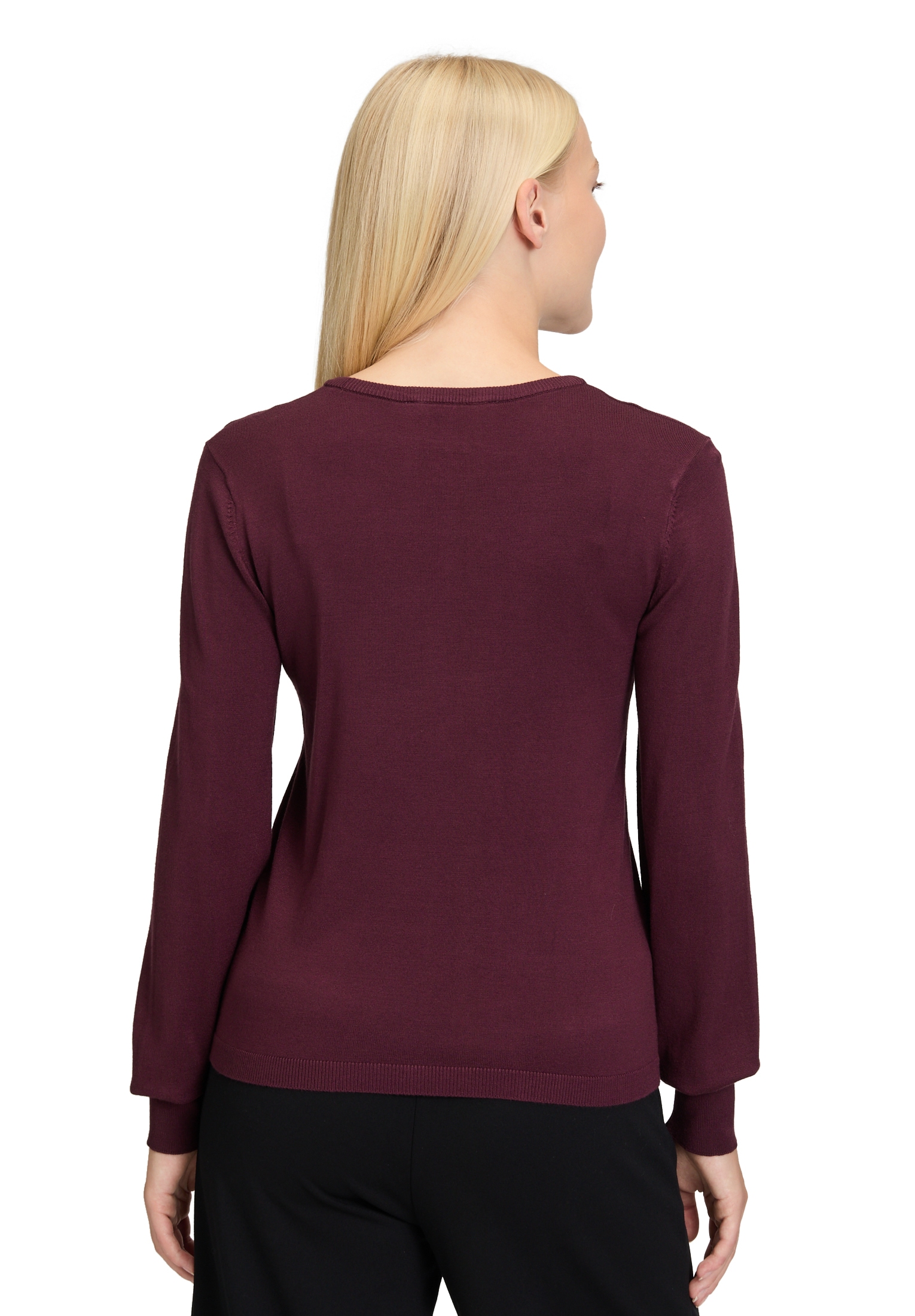 Betty&Co Strickpullover »Strickpullover mit Strickdetails«