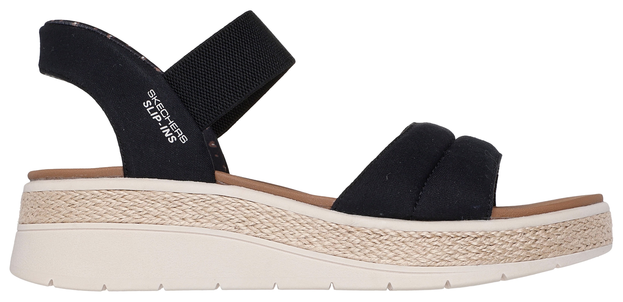 Skechers Sandale »BOBS SUN RAY«, Keilsandale, Sandalette, Plateausandale mit Plush Foam