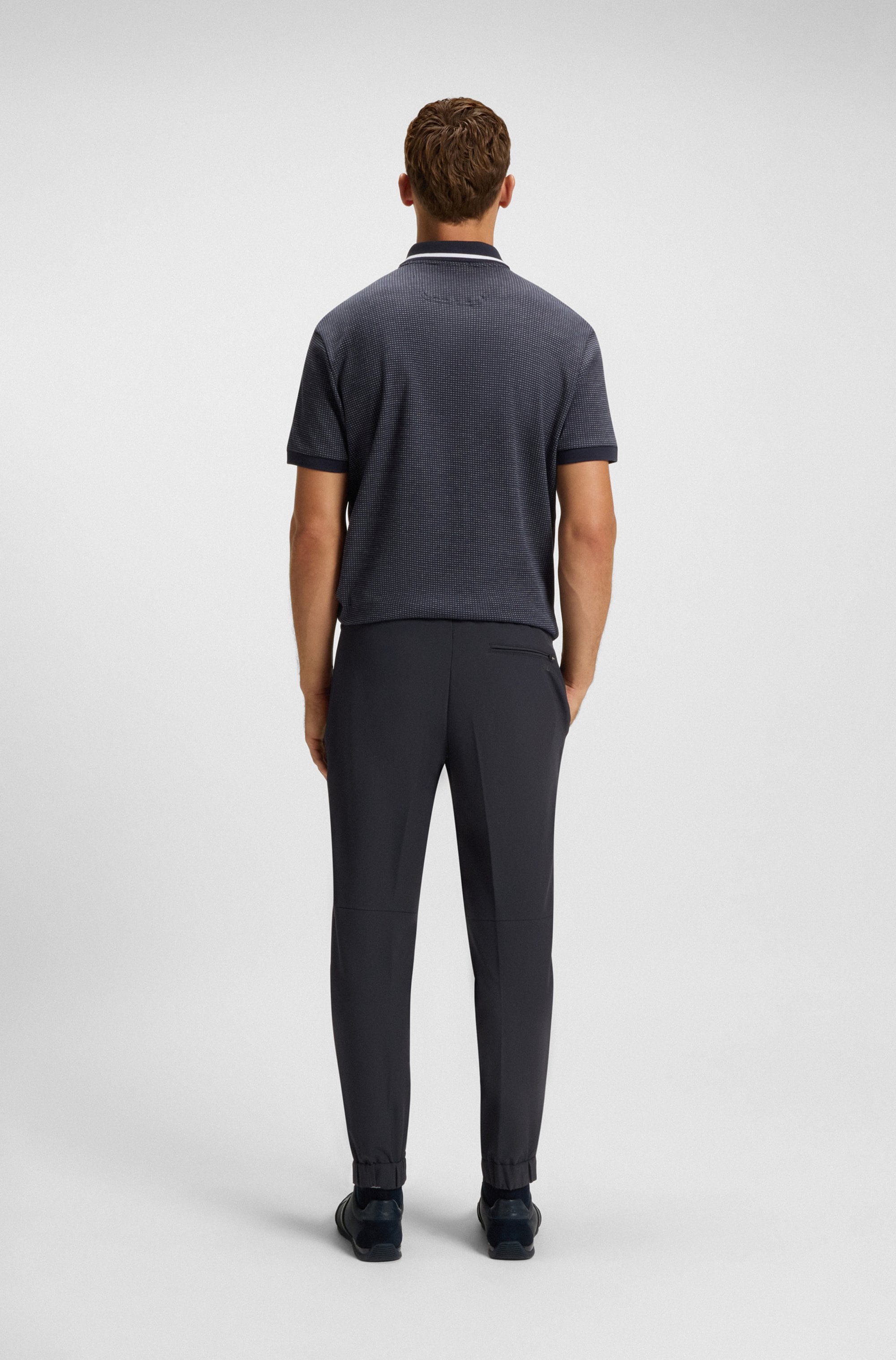 BOSS GREEN Stretch-Hose »T Flex«, mit elastischem Bund und Kordelzug