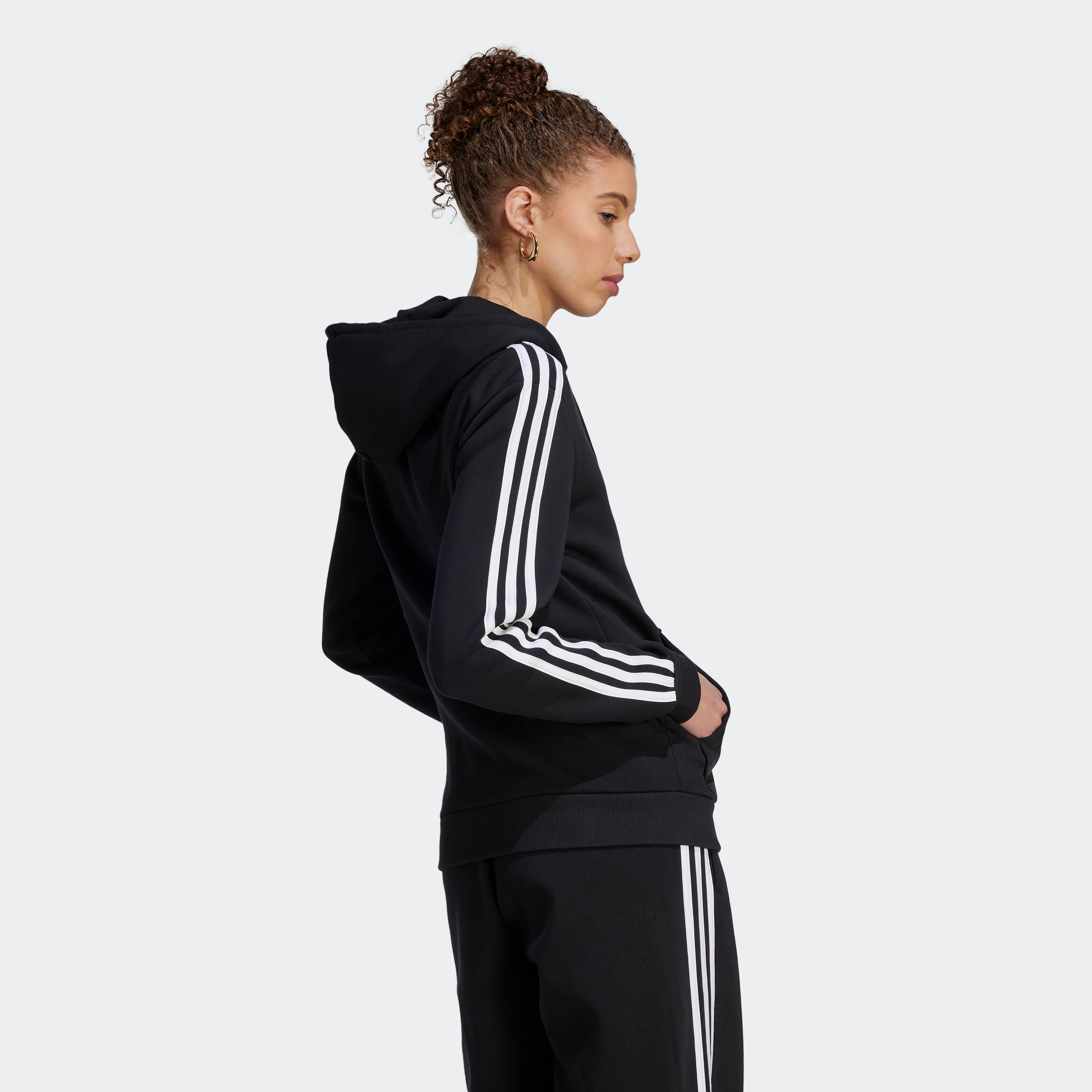 adidas Sportswear Kapuzensweatshirt »ESSENTIALS 3STREIFEN KAPUZENJACKE«