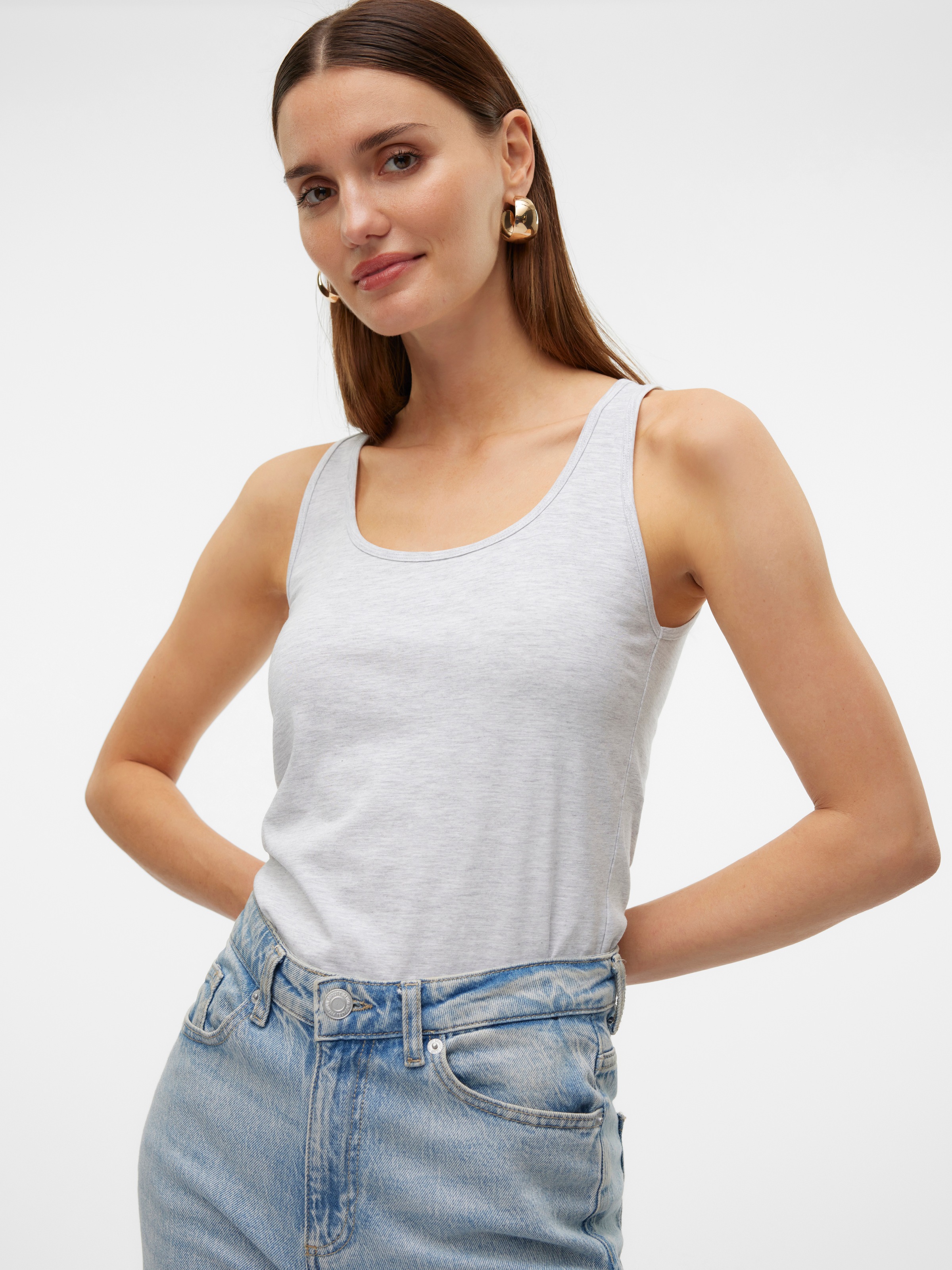 Vero Moda Shirttop »VMLULU LONG TANK TOP JRS GA NOOS«