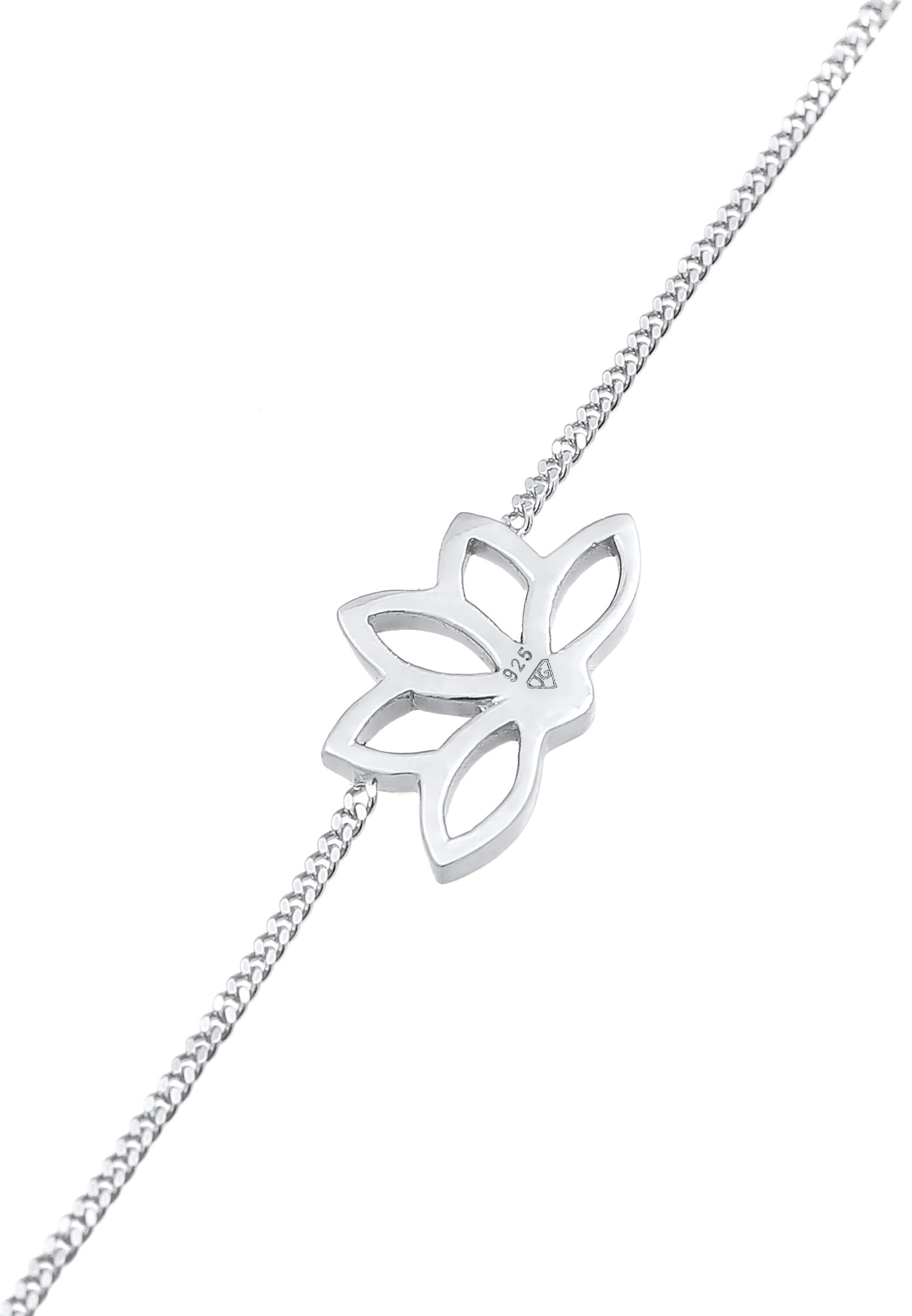 Elli Armkette »Armband Lotusblume Yoga Blume Spirituell 925 Silber«