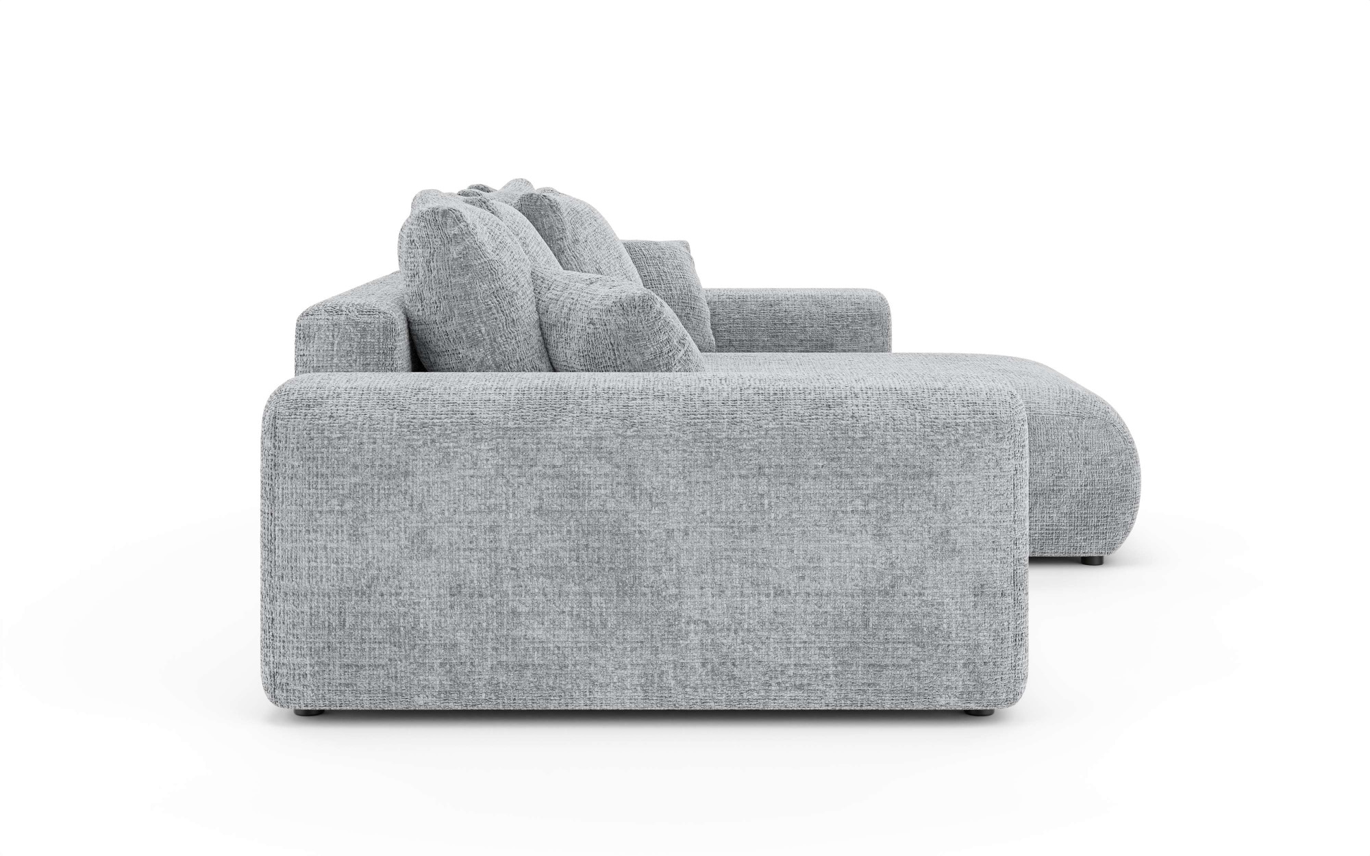 Home affaire Ecksofa »LAKESIDE mit Bettfunktion und Bettkasten, B/T/H 257/166/84 cm«, L-Form, Recamiere beidseitig montierbar, mit Wellenunterfederung