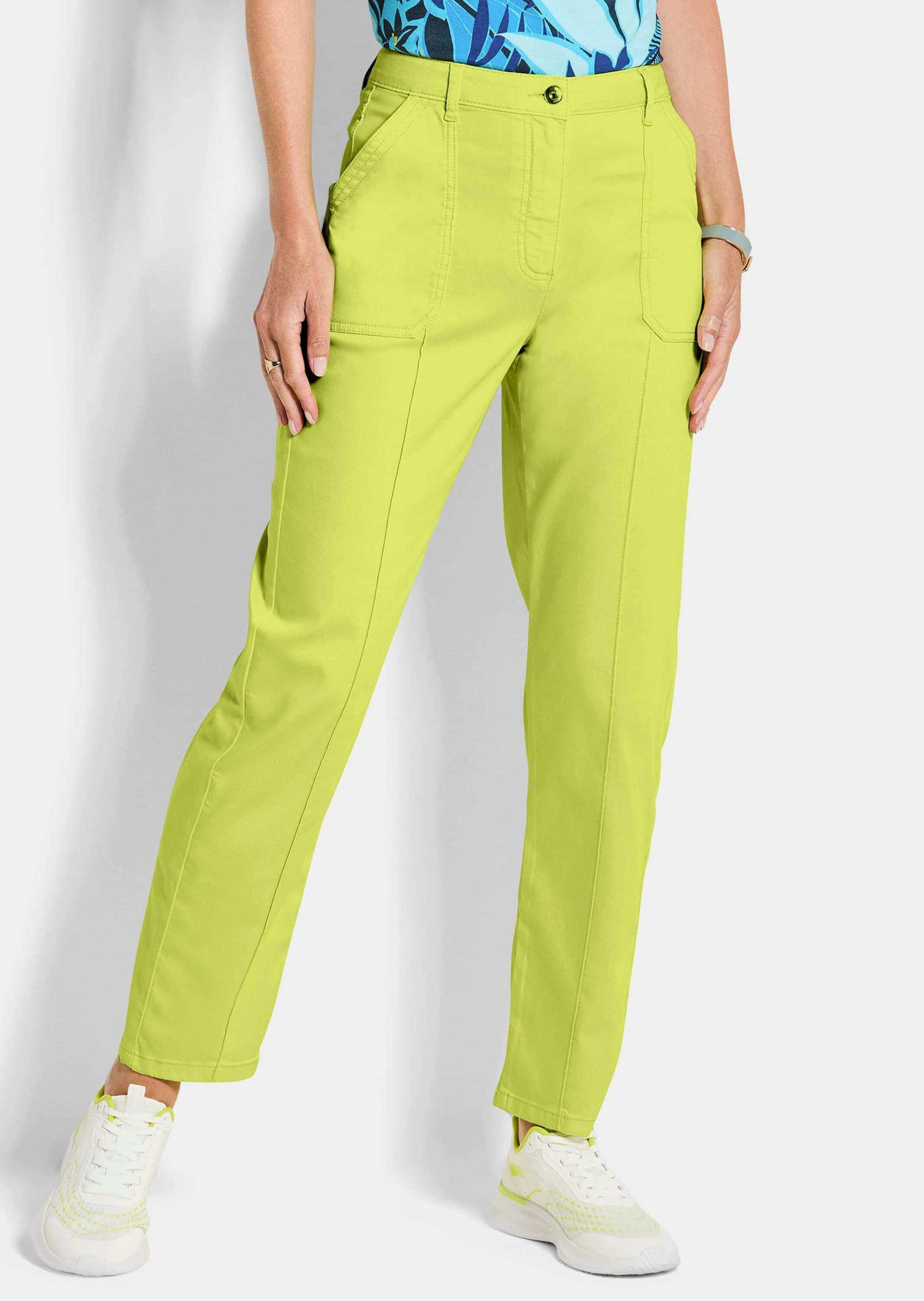 GOLDNER Stoffhose »Kurzgröße Hose SARA mit Cargo-Taschen«