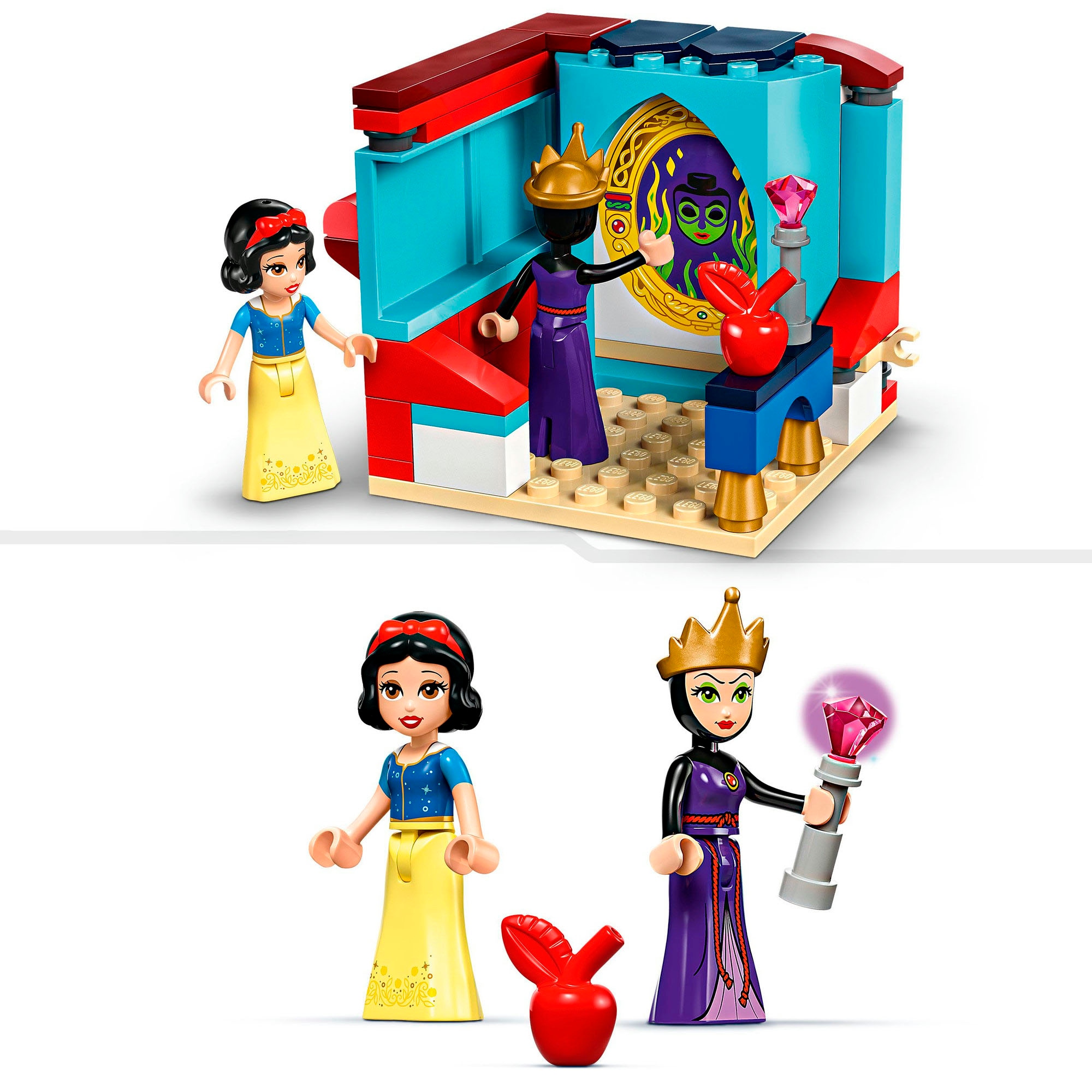 LEGO® Konstruktionsspielsteine »Schneewittchens Schmuckkassette (43276), LEGO Disney Princess«, (358 St.), Made in Europe