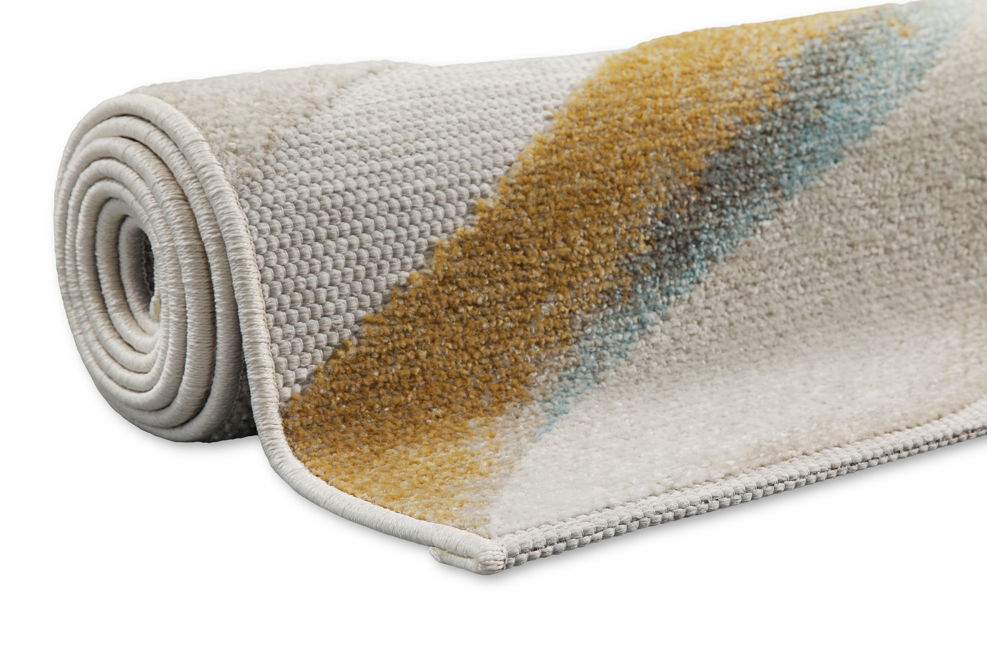 Wecon home Outdoorteppich »Creek«, rund, 5 mm Höhe, für Innen & Außen, strapazierfähig, pflegeleicht, Hoch-Tief Effekt