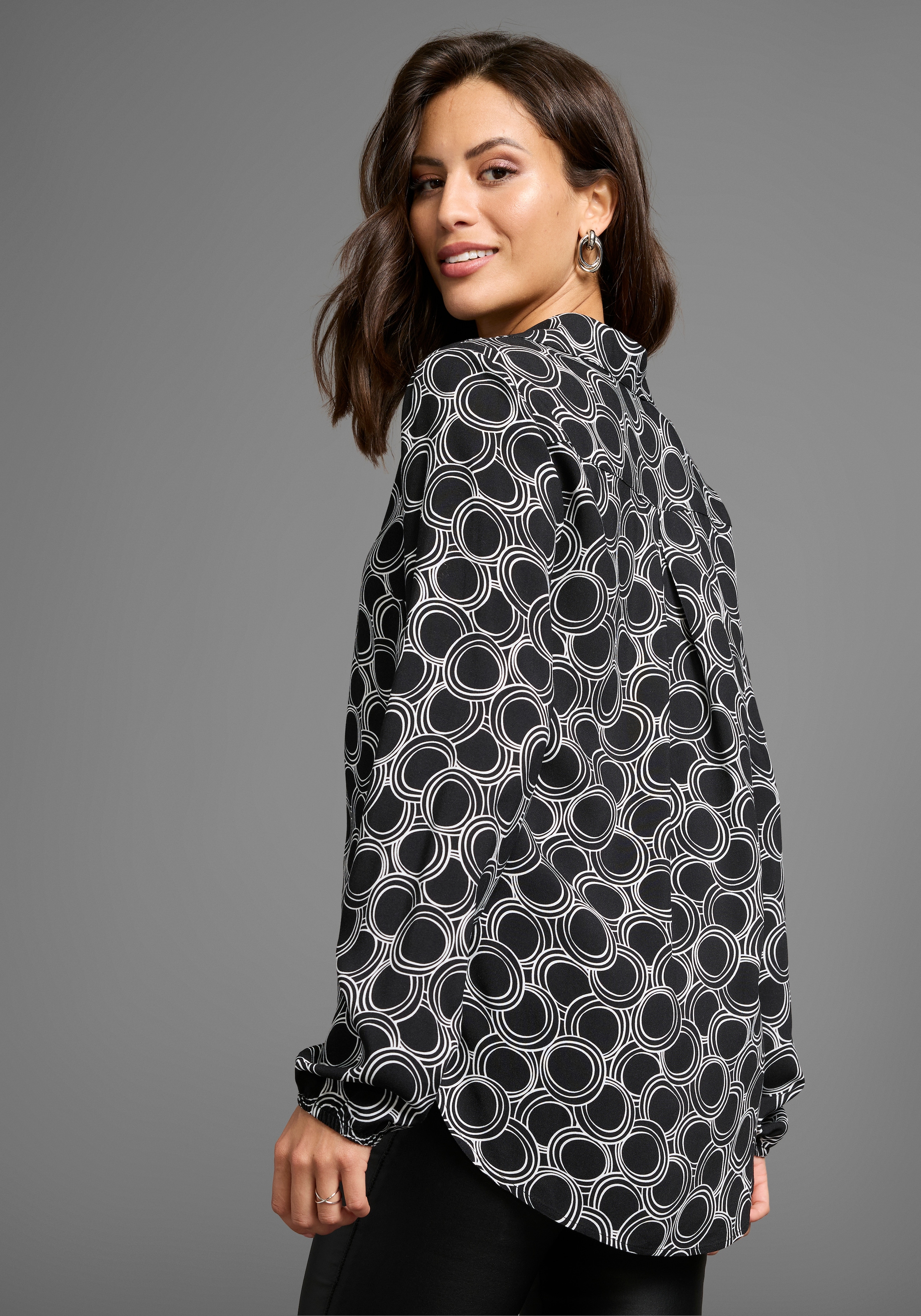 Laura Scott Longbluse, mit Kontrasttape - NEUE KOLLEKTION