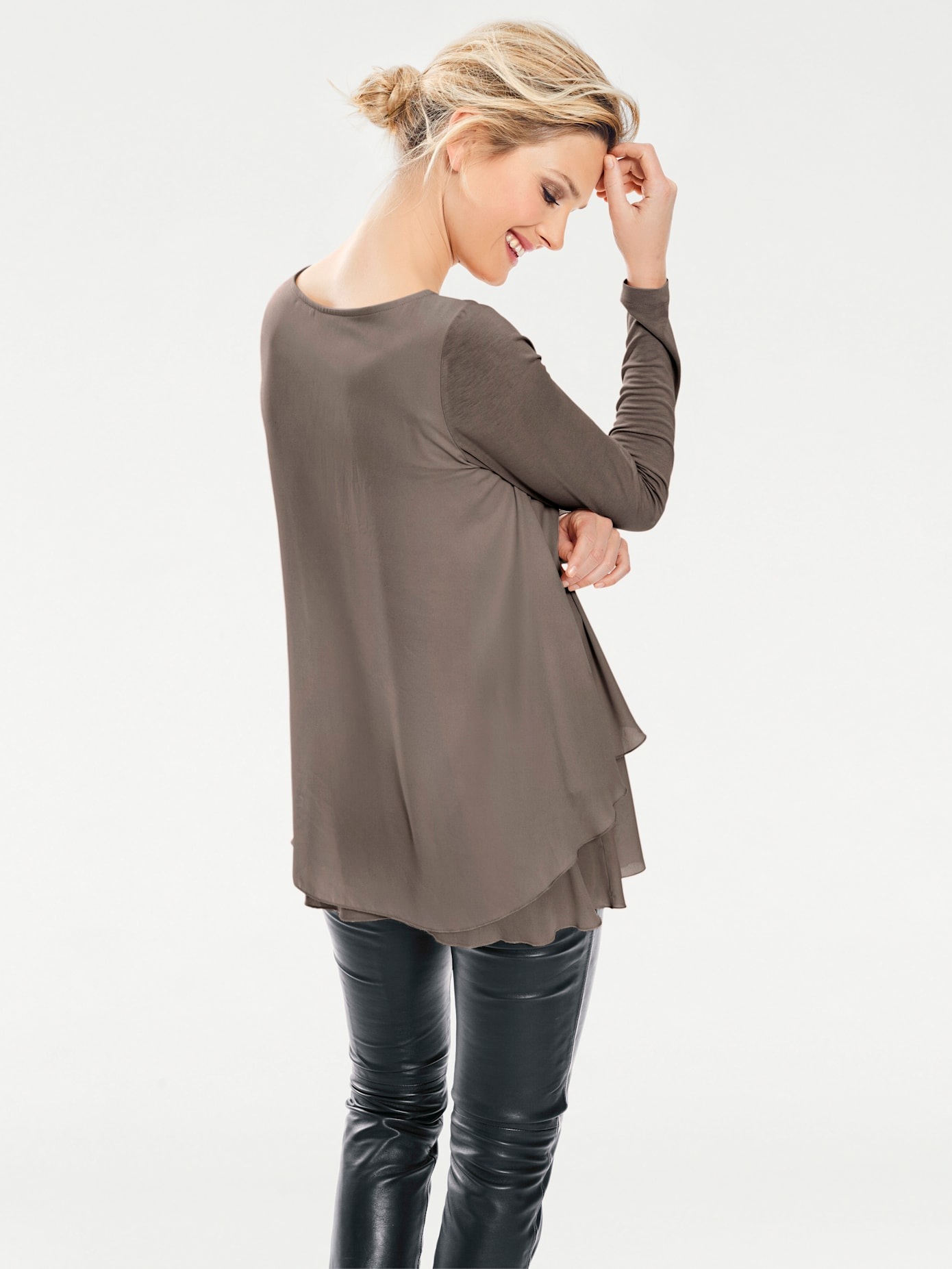 LINEA TESINI by heine Rundhalsshirt »Rundhals-Shirt«, (1 tlg.)
