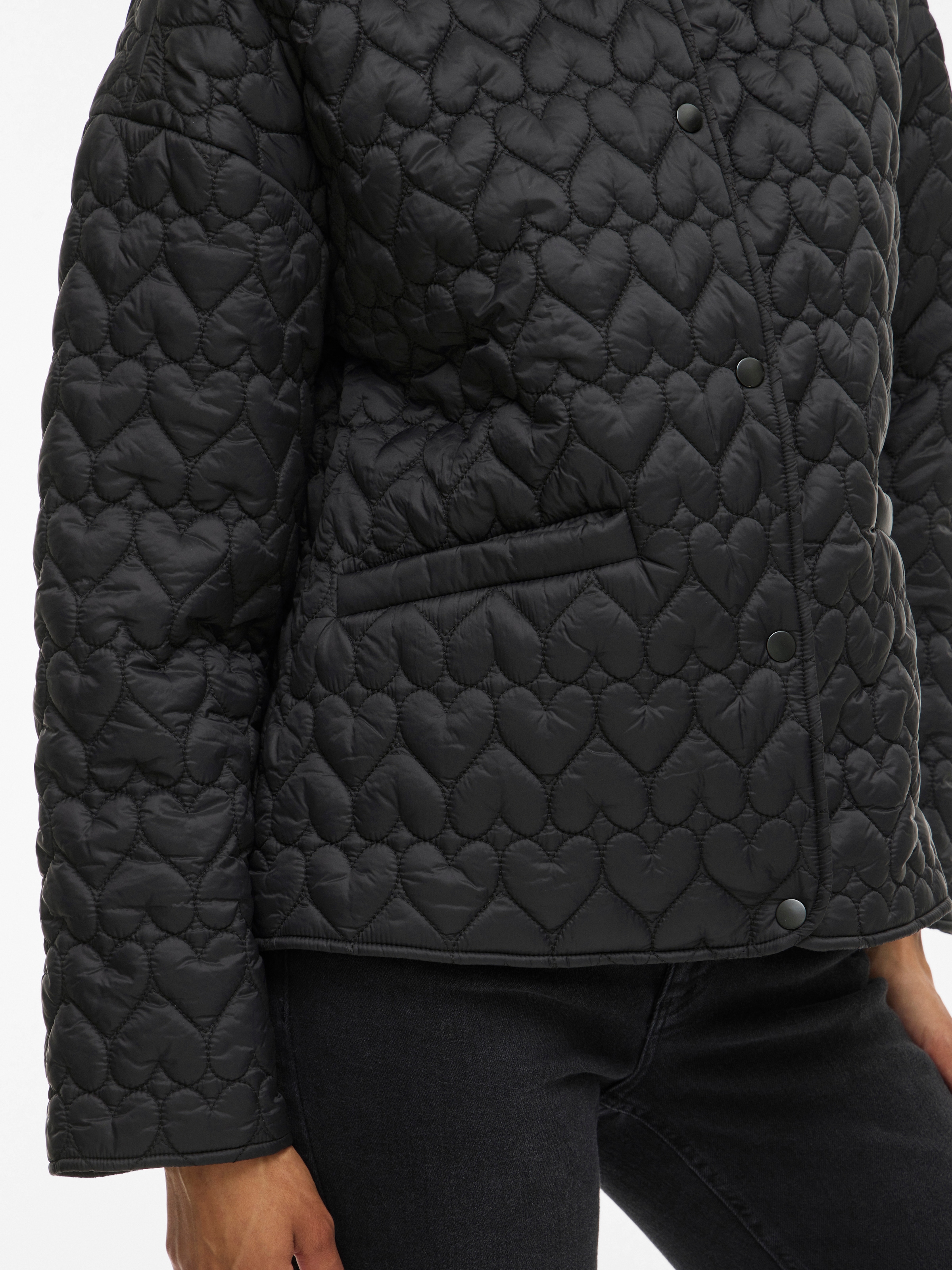 Vila Steppjacke »VISILLA L/S QUILTED JACKET«, ohne Kapuze