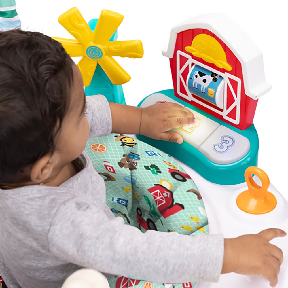 Baby Einstein Spielcenter »Farm Explorers Jump & Learn Barnyard« mit über 60 Melodien und Geräuschen