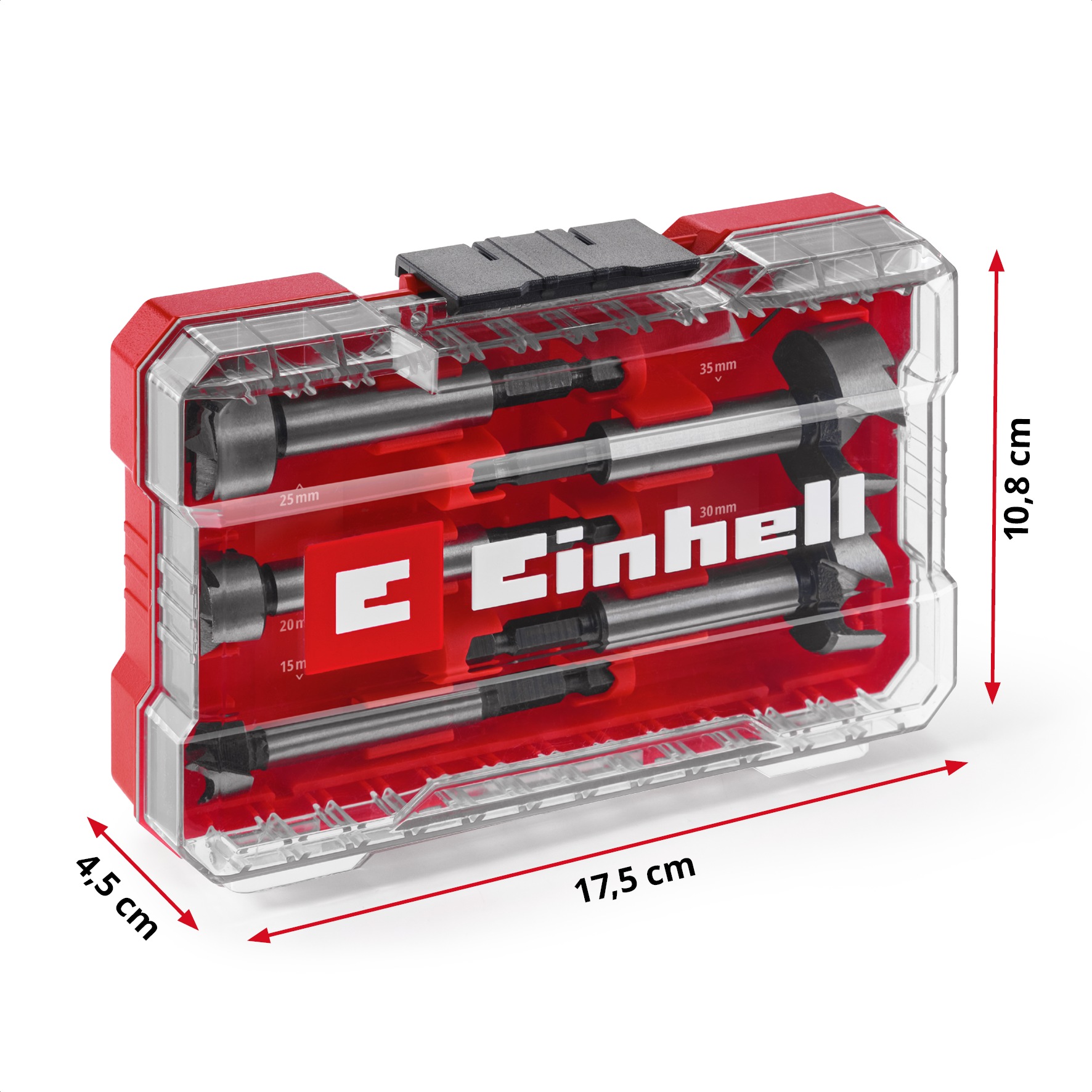 Einhell Forstnerbohrer »M-CASE« Set, Forstnerbohrer-Set, 5 Stk. tlg.