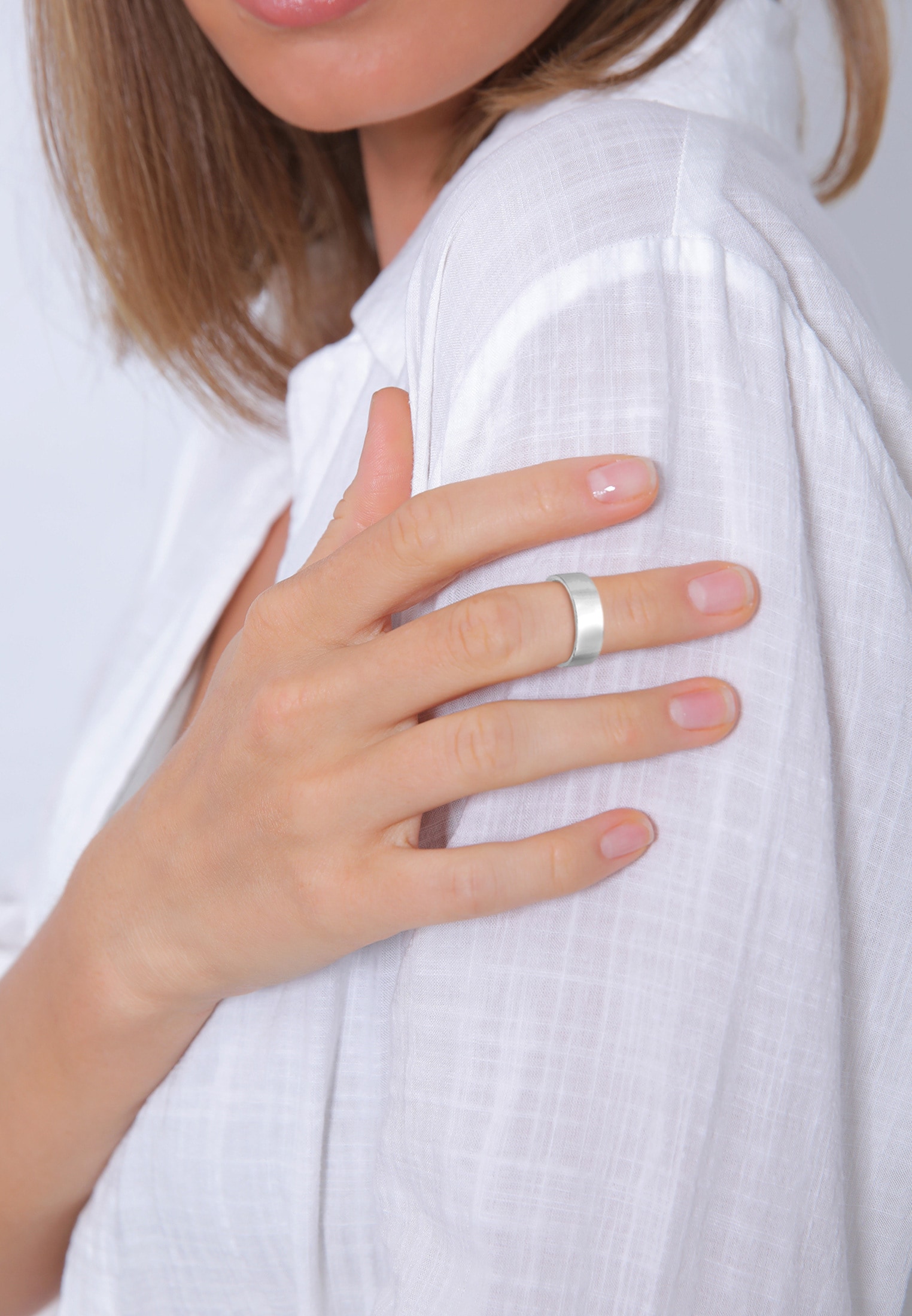 Elli Silberring »Ring MIDI Geo Minimal 925 Sterling Silber«