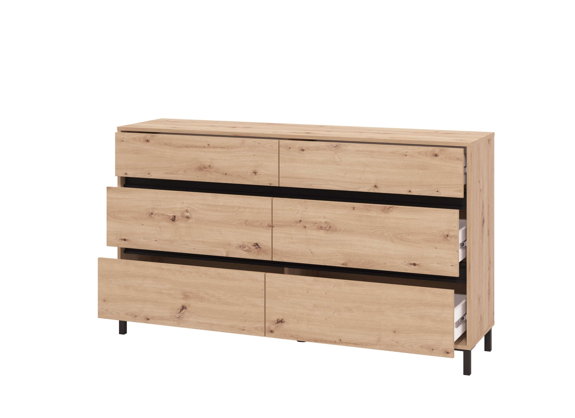 Home affaire Kommode »Marron, Sideboard mit Schubkästen, vielseitig einsetzbar« in 2 Breiten 80 und 157 cm, mit geräumigen Schubladen